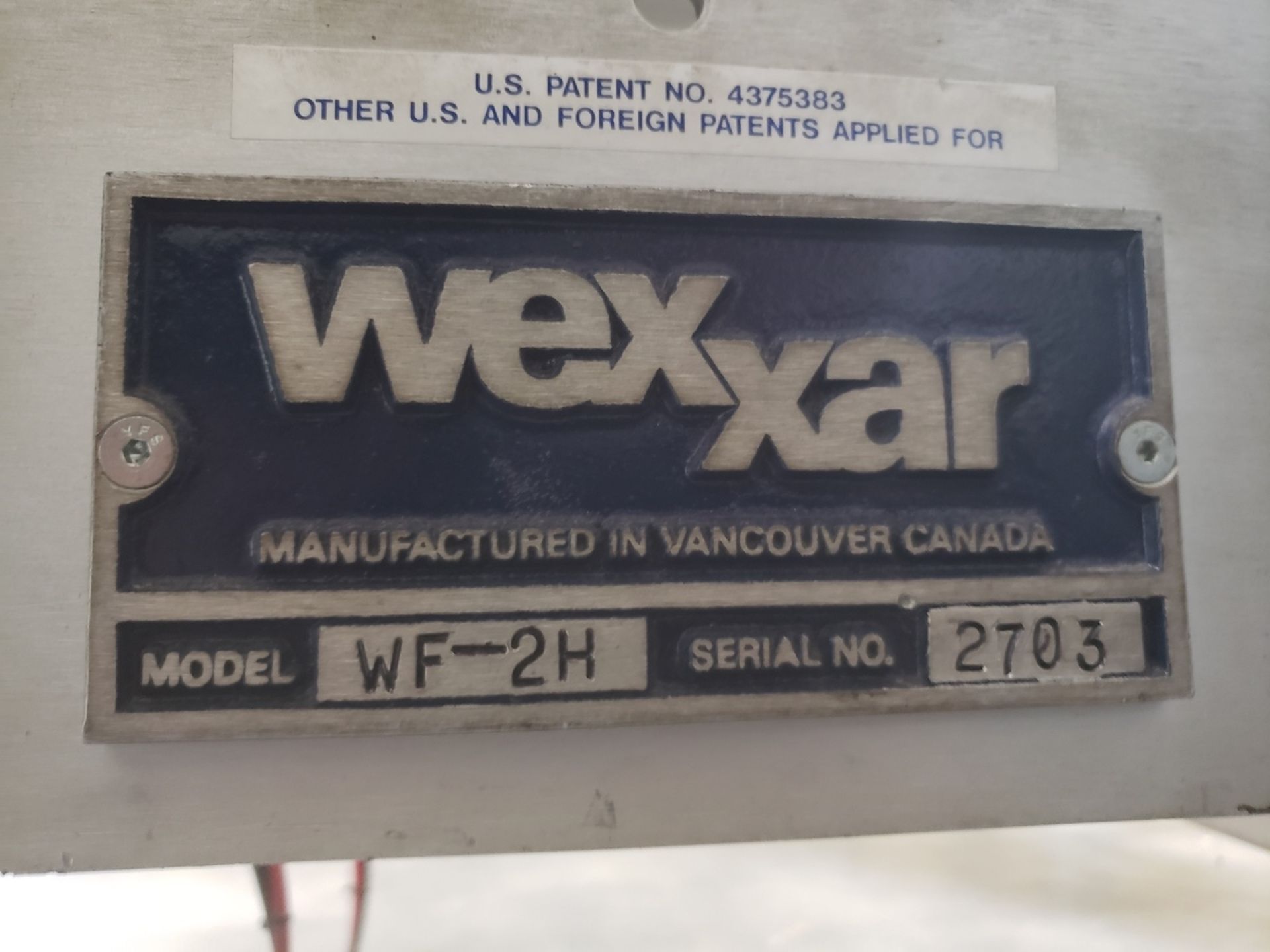 Wexxar Case Former, M# WF-2H, S/N 2703 | Reqd Rig: No Cost - Image 2 of 7