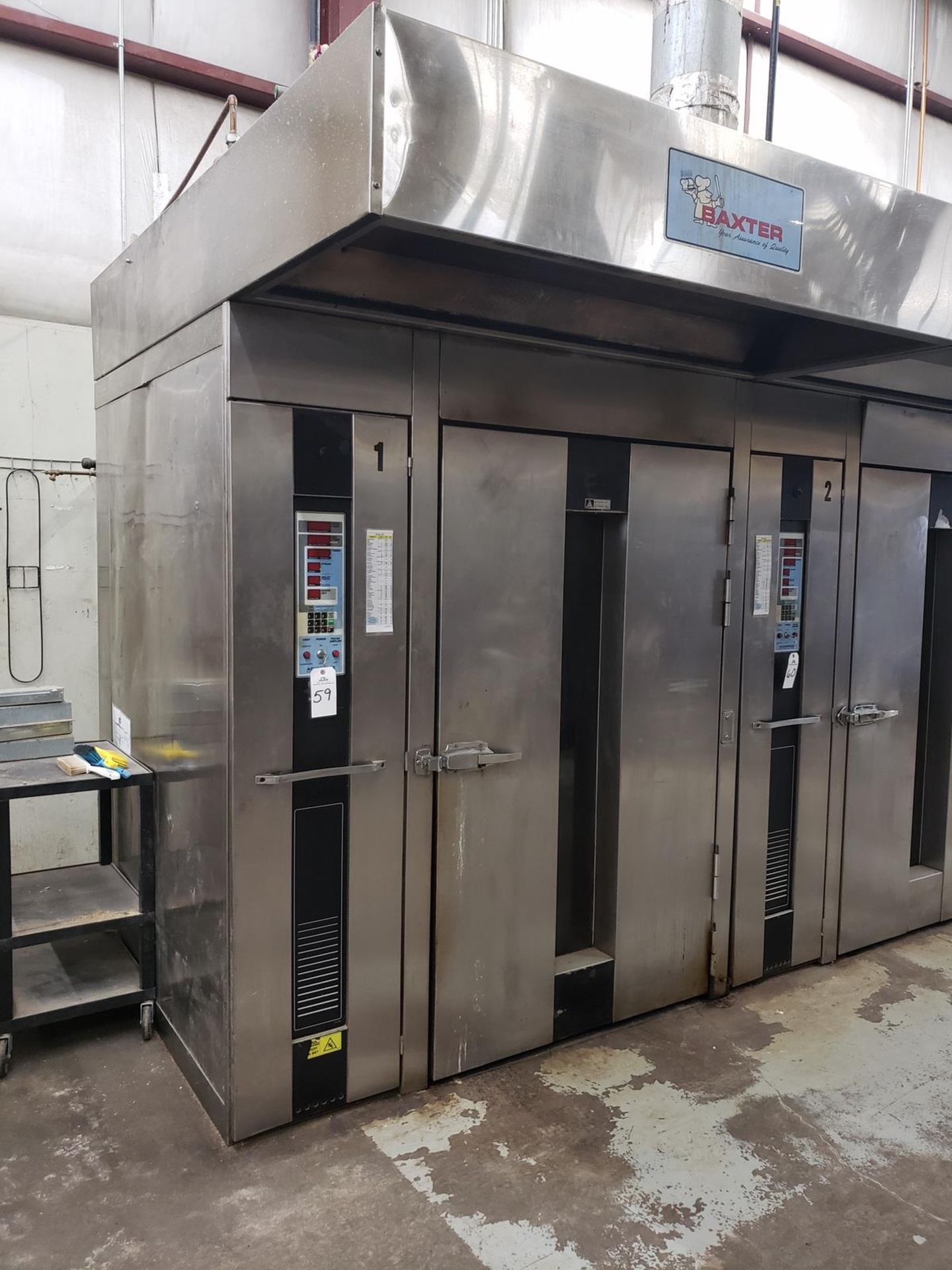 Baxter Revolving Rack Oven, M# OV21OG-M2B, S/N 9602-02370 | Rig Fee: $2000