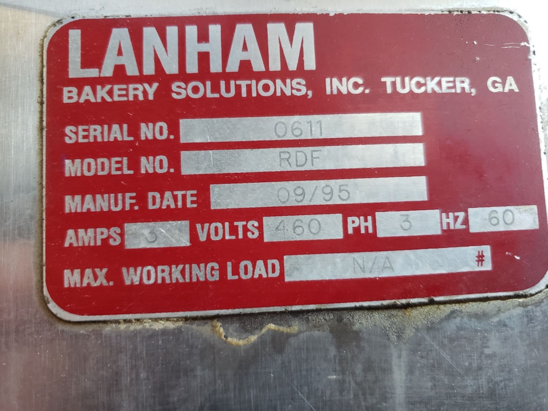 Lanham Dough Chunker, M# RDF, S/N 0611 | Rig Fee: $350 - Image 2 of 4