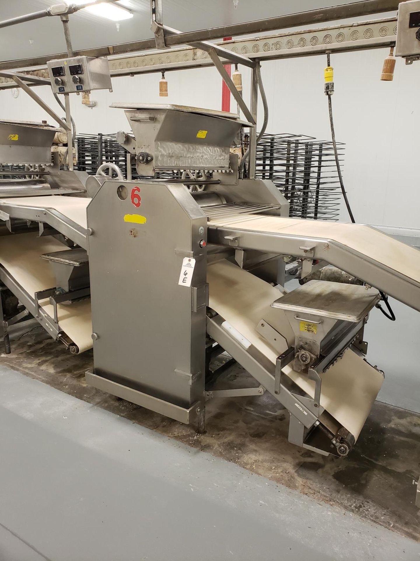Moline Dough Roller, W/ (2) Flour Dusters - Subj to Bulk (Delay Delivery) | Rig Fee: Contact Rigger