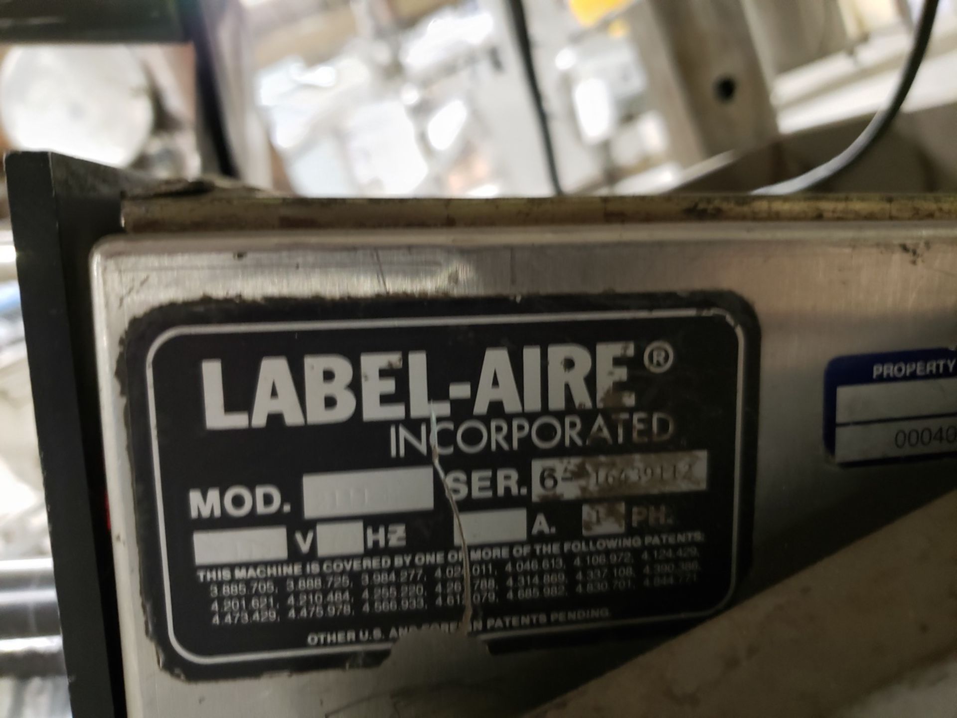 (4) Label-Aire Label Applicators on Cart | Rig Fee: $125 - Image 2 of 2