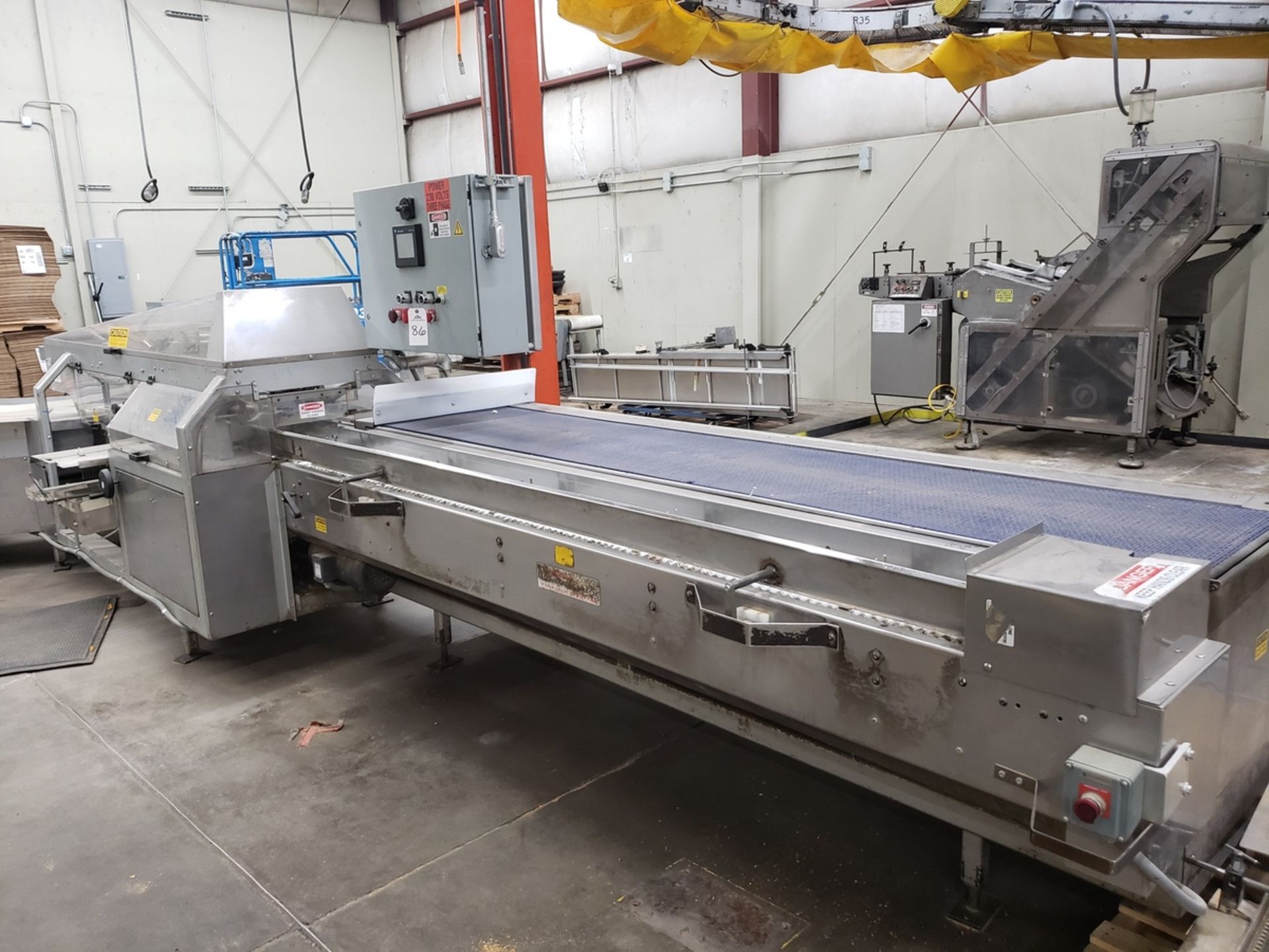 UBE Bread Wrapping Line, M# 06HLEXT, S/N 2248 | Rig Fee: $2500