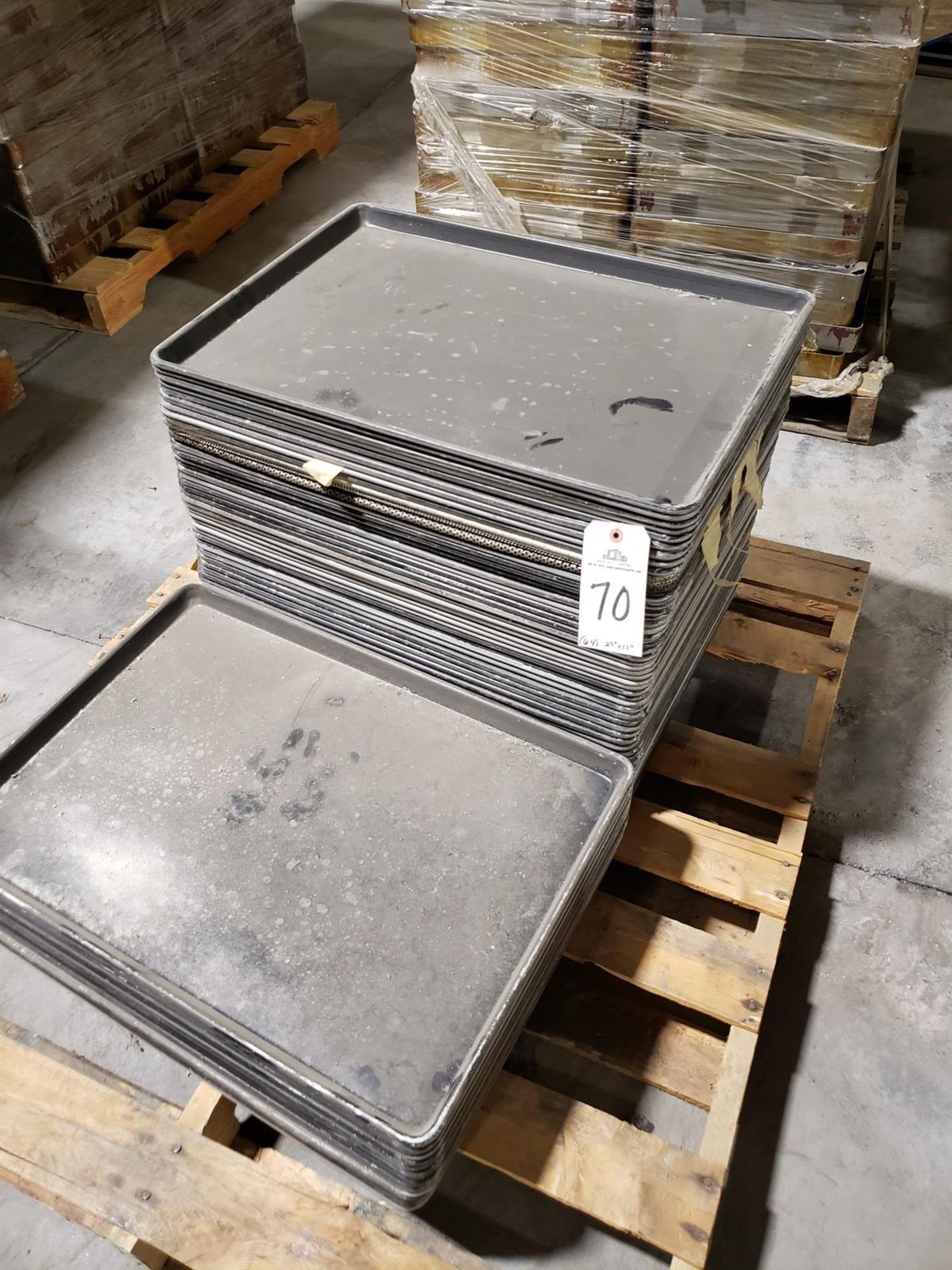 Lot of (64) Baking Sheets | Rig Fee: $25