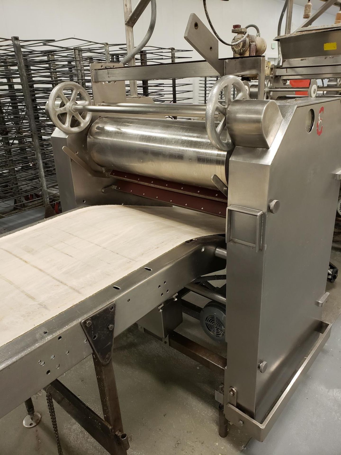 Moline Dough Roller, W/ Slitter & Conveyor - Subj to Bulk (Delay Delivery) | Rig Fee: Contact Rigger - Image 3 of 3