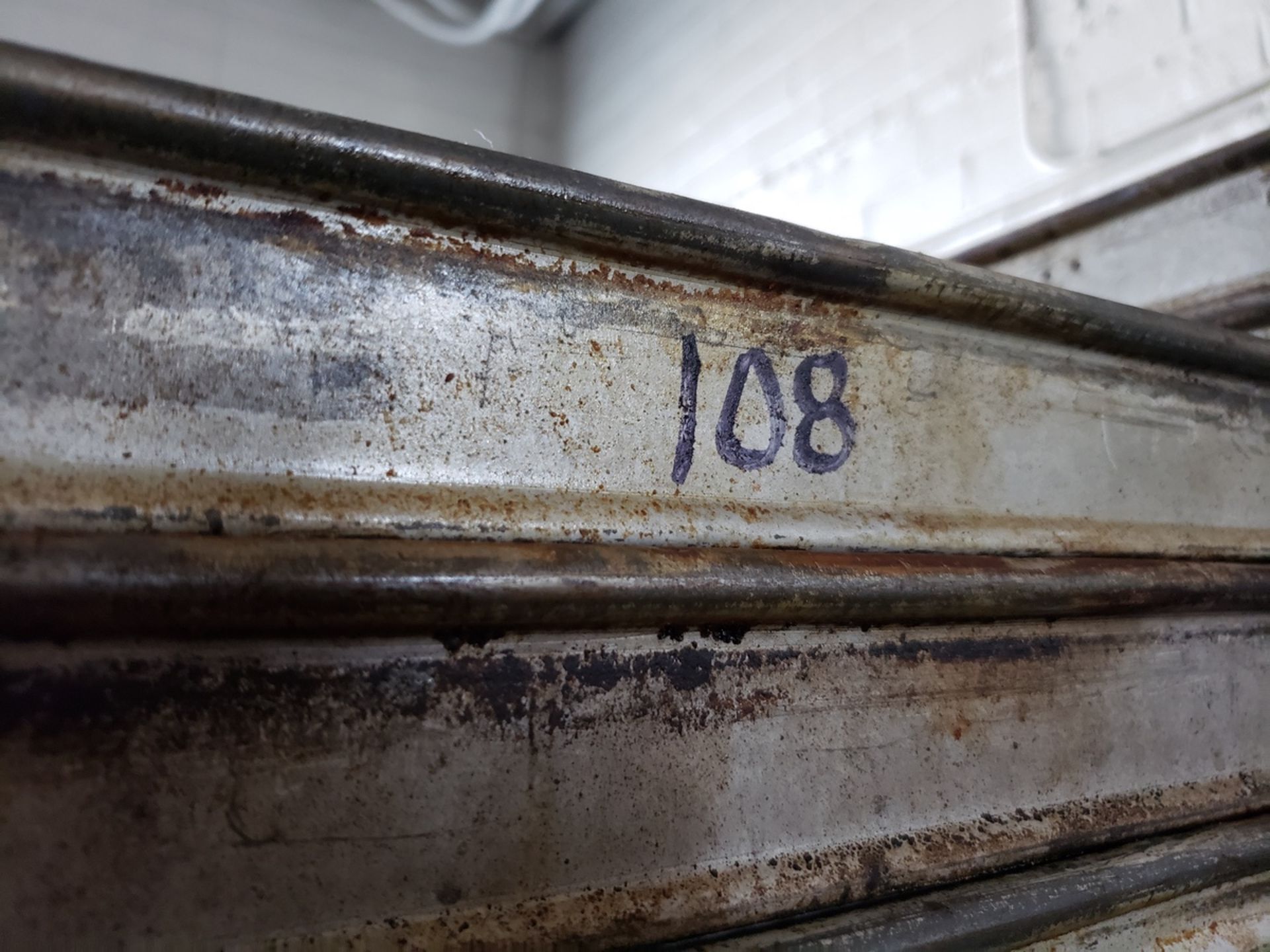 Lot of approx. 108 4 1/2" X 12" 5 Strap Bread Baking Pans | Rig Fee: $100 - Image 2 of 2