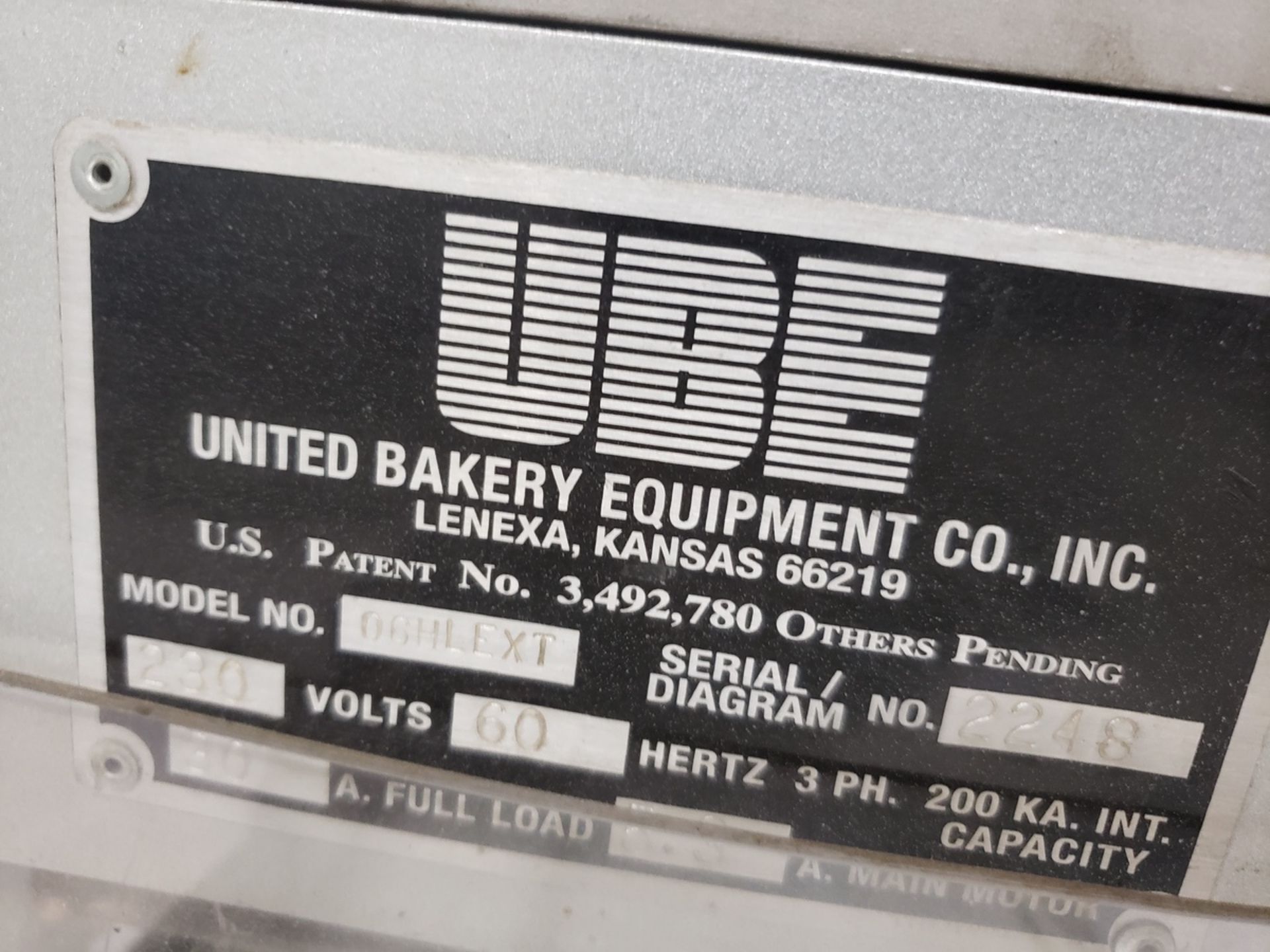 UBE Bread Wrapping Line, M# 06HLEXT, S/N 2248 | Rig Fee: $2500 - Image 2 of 5