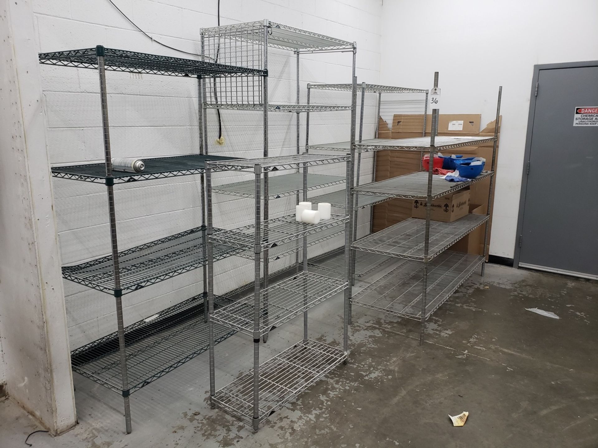 Lot of (5) Wire Storage Racks | Rig Fee: $50