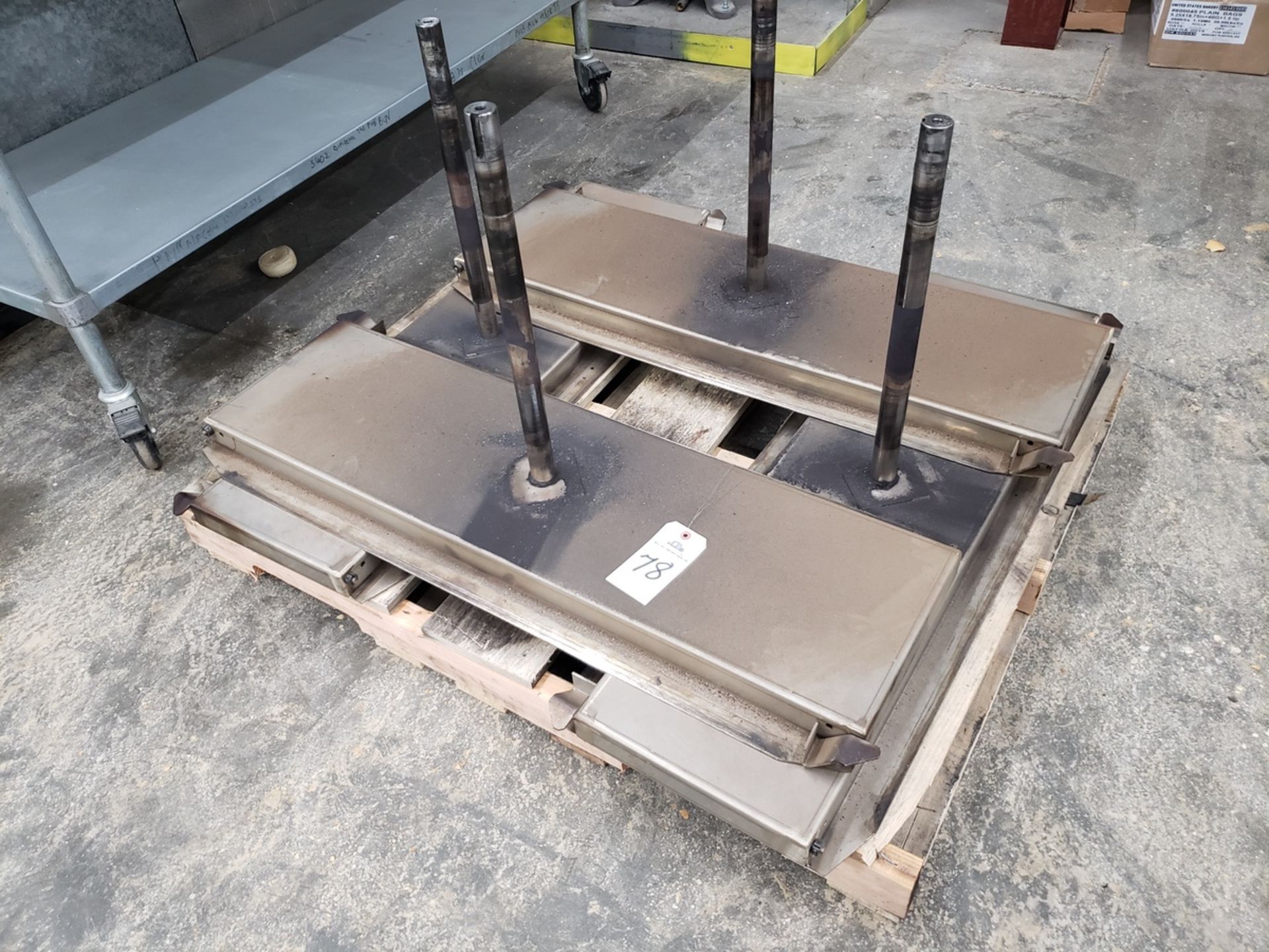 Lot of (4) Revolving Rack Oven Rack Carriers | Rig Fee: $100