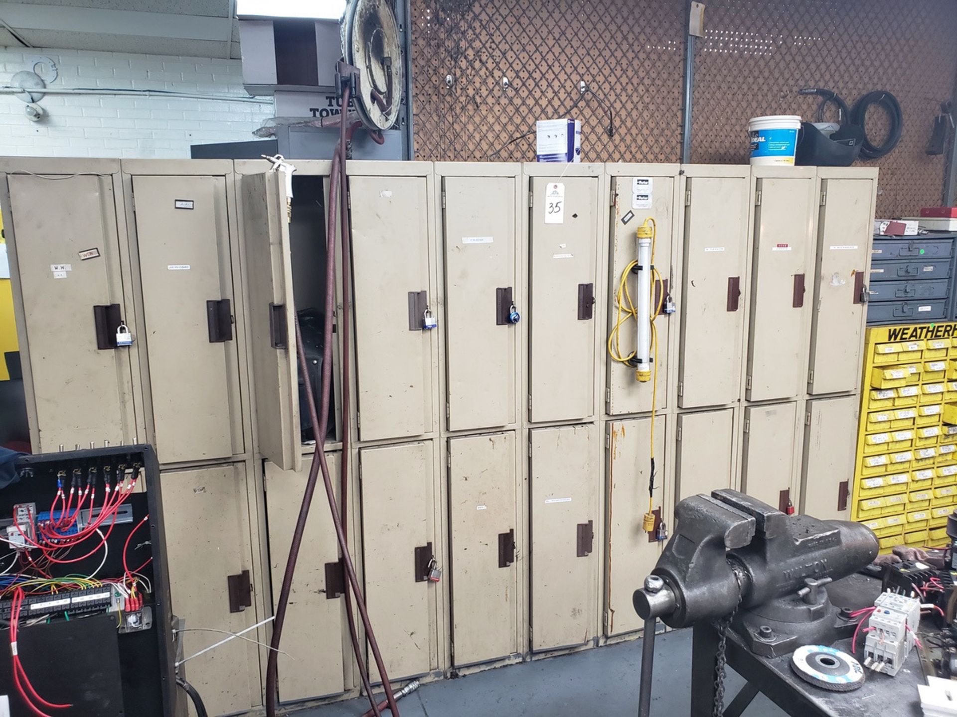 Lot of Employee Lockers | Rig Fee $100