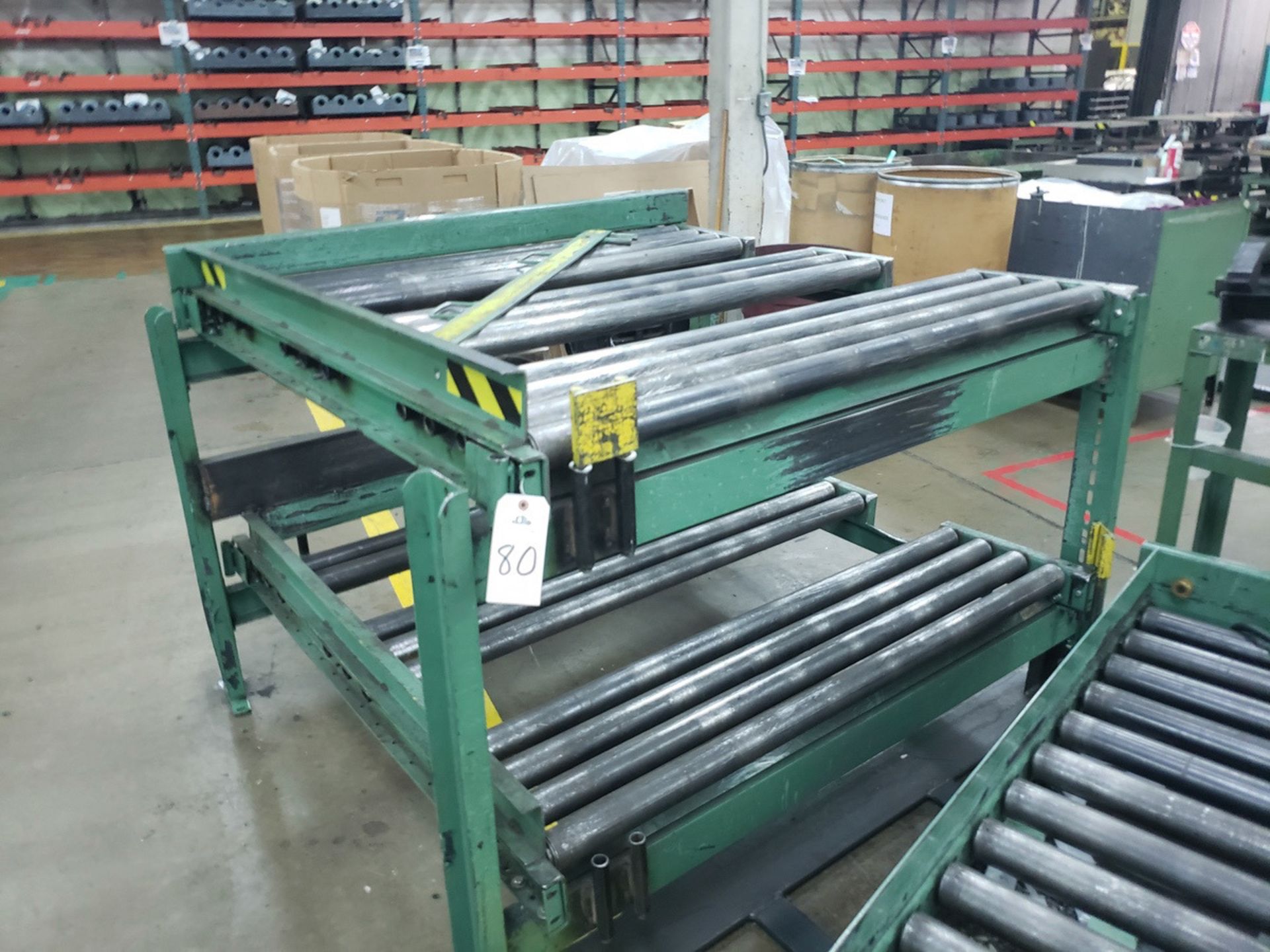 Double Tier Roller Transfer Conveyor | Rig Fee $75