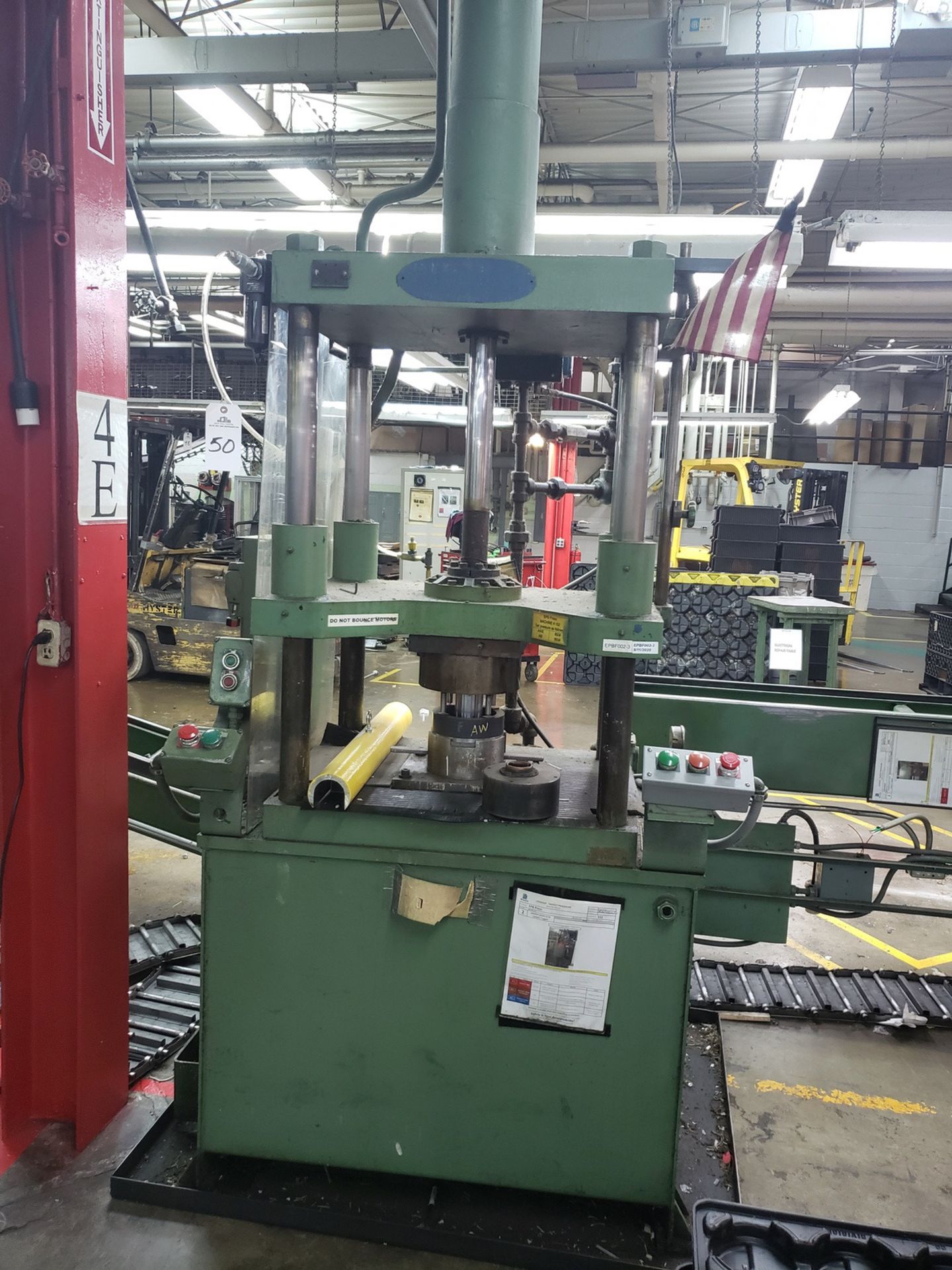 4-Post Hydraulic Press | Rig Fee $250