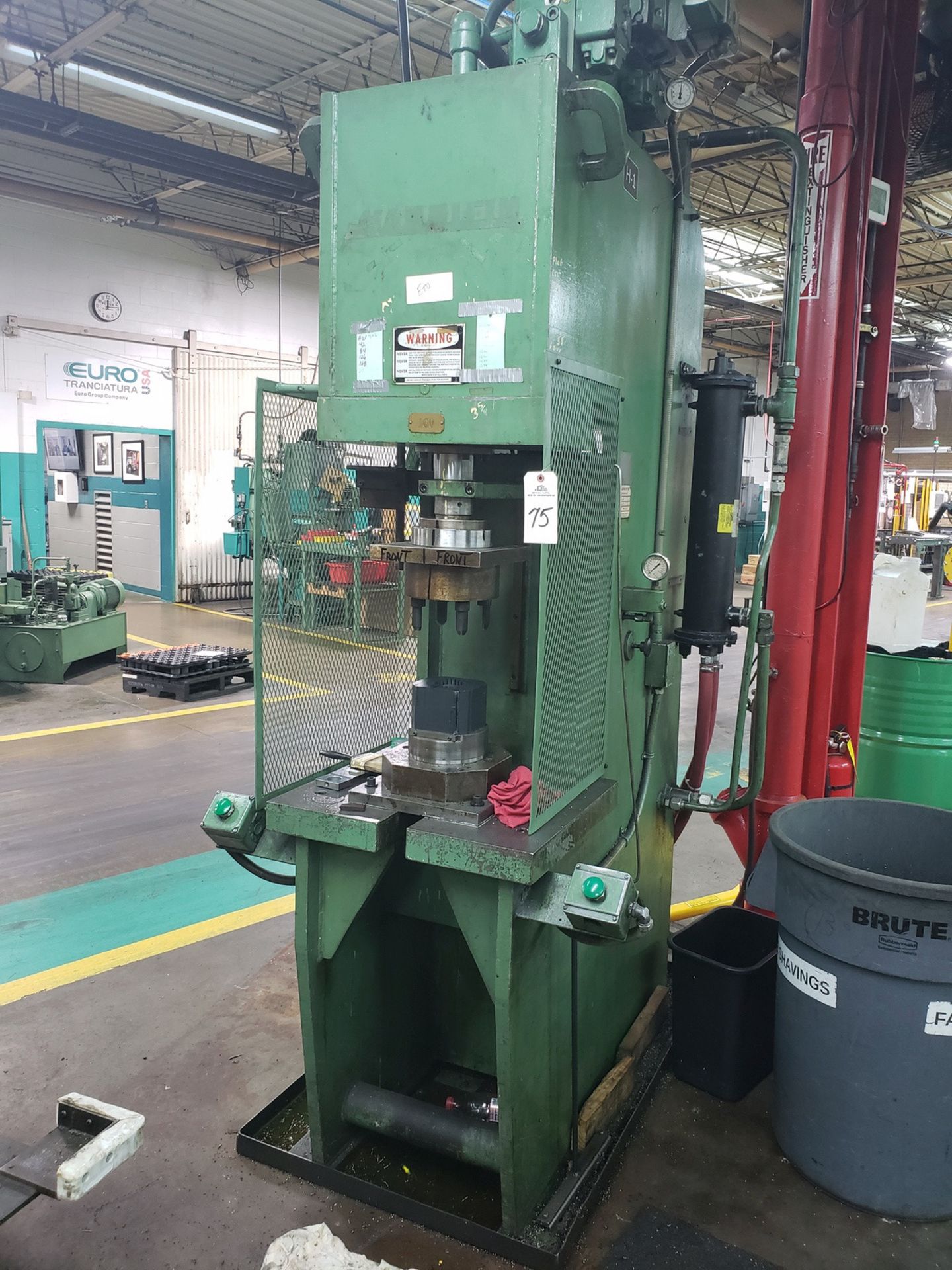 Hannifin 15 Ton Horning Press, M# T10249 | Rig Fee $400