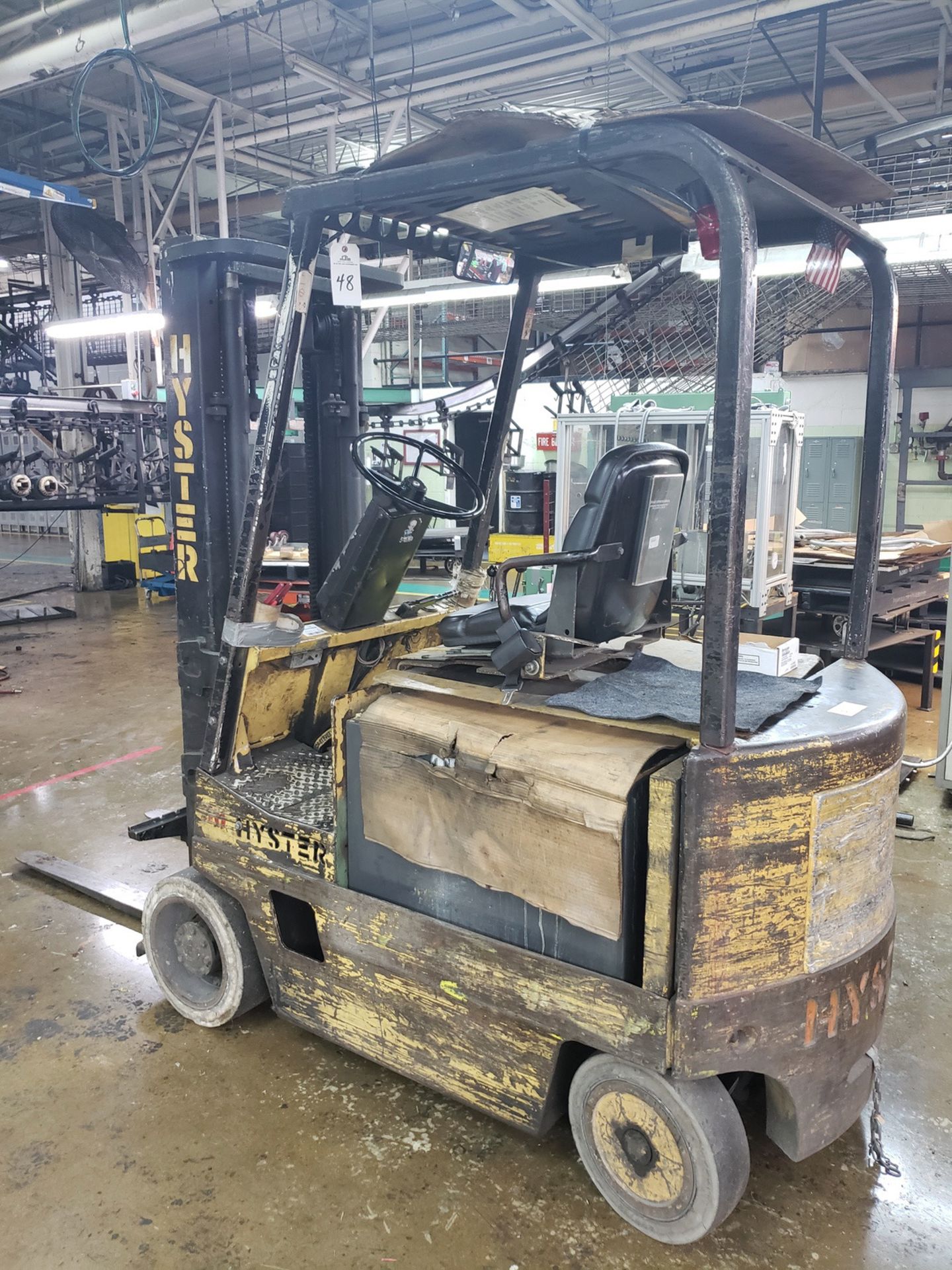 Hyster 3,500 Electric Forklift | Rig Fee $150