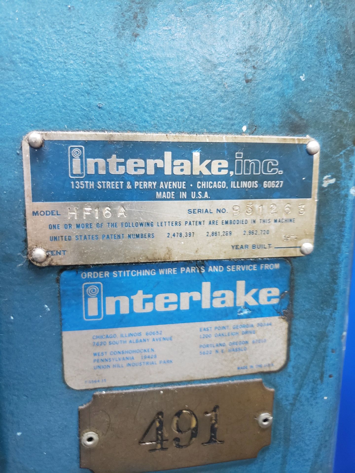 Interlake Box Stitcher, M# HF16A | Rig Fee $50 - Image 2 of 2