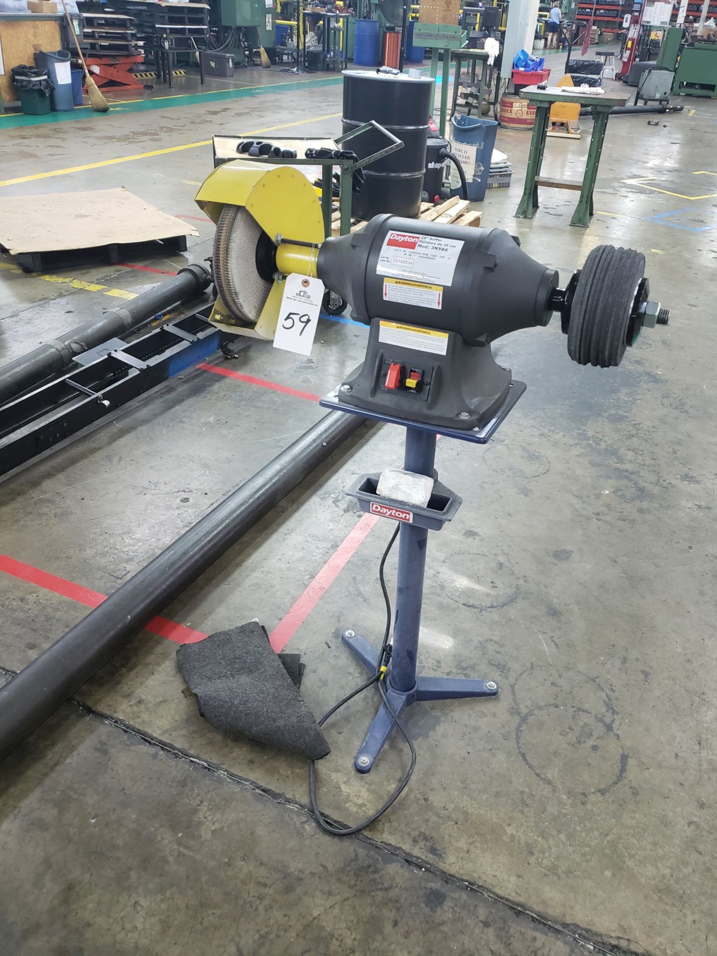 Dayton 10" Pedestal Buffer | Rig Fee $50