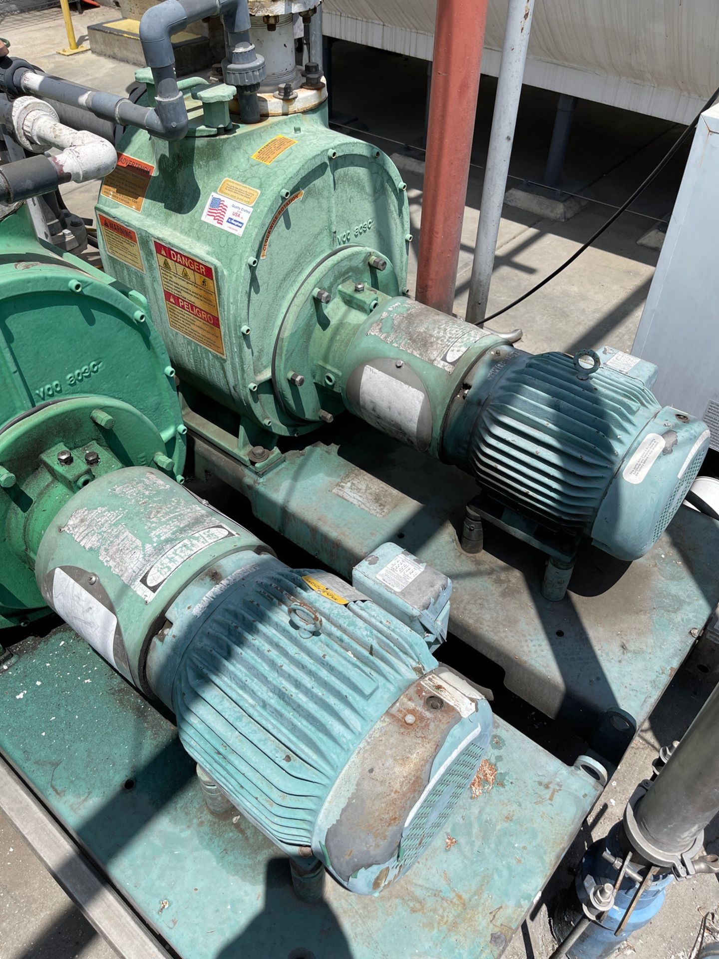 Waste Water Pumps, Dual 5 HP Vaughan Chopper Pumps | Rig Fee $350 - Image 2 of 6