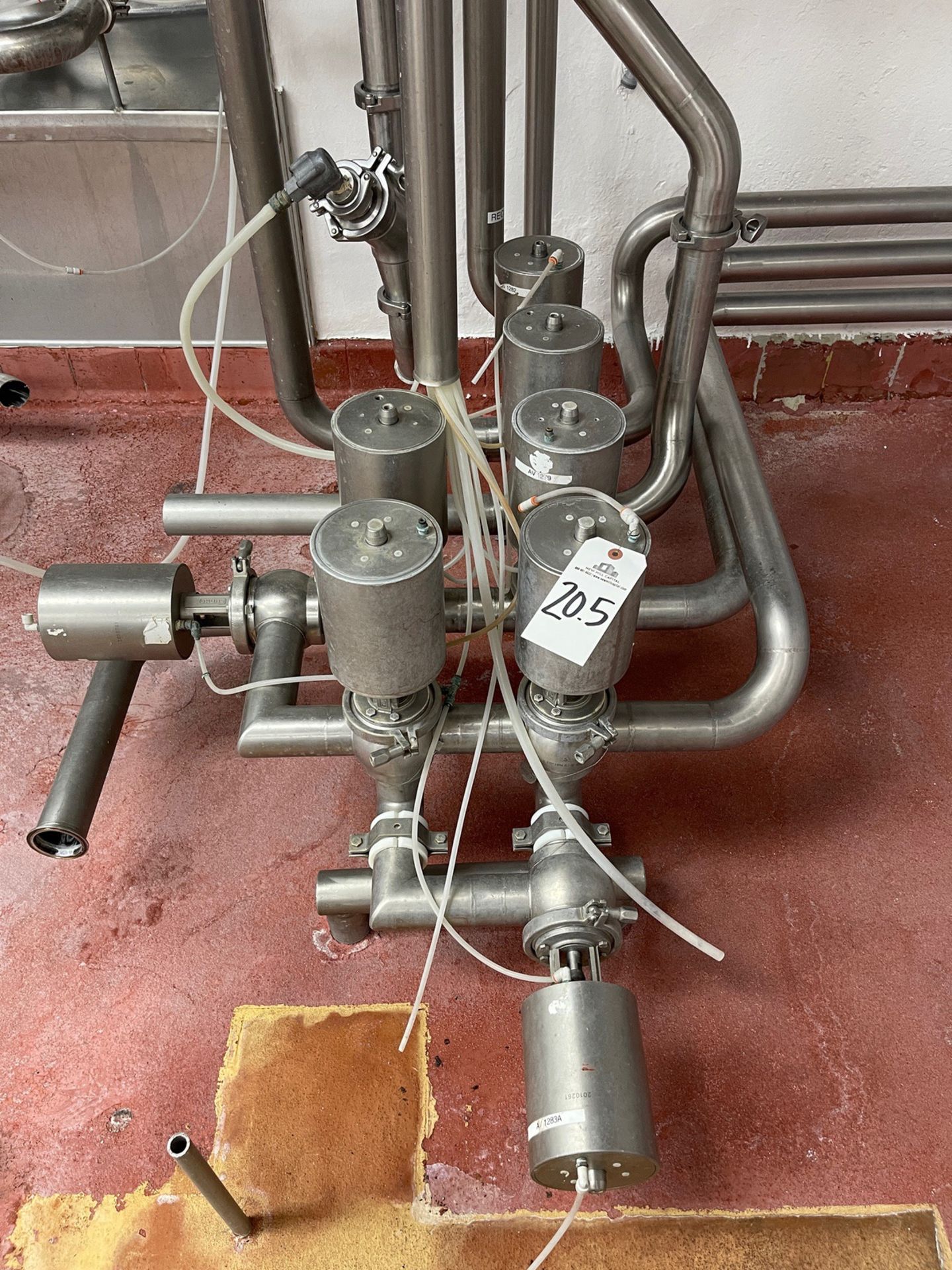 Stainless Steel Sanitary Air Valve Cluster - Subj to Bulk | Rig Fee $125