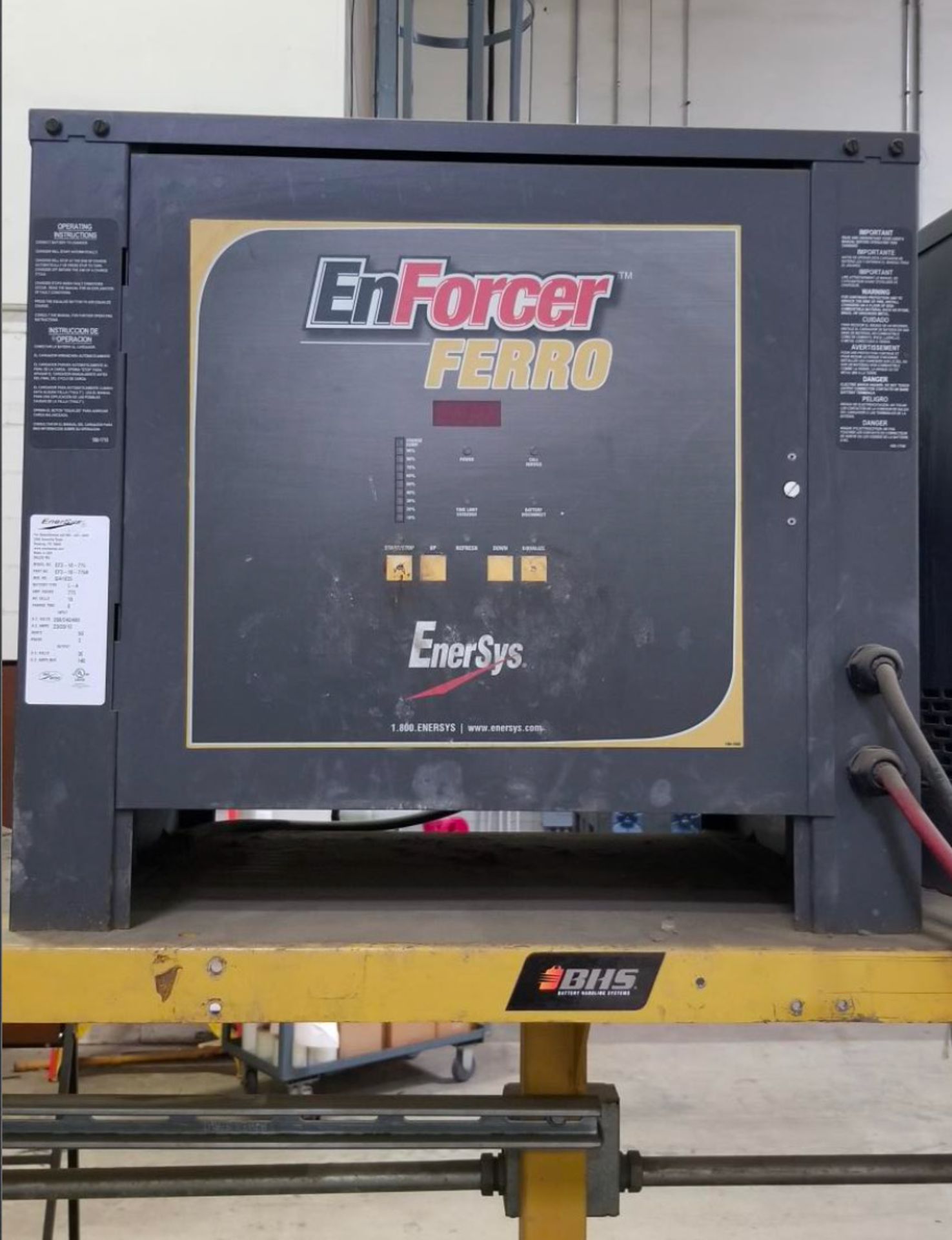 (4) Enersys Enforcer Ferro Forklift Battery Chargers, 36V / 140 Amps Max, Models EF3-18-775 - Image 5 of 10