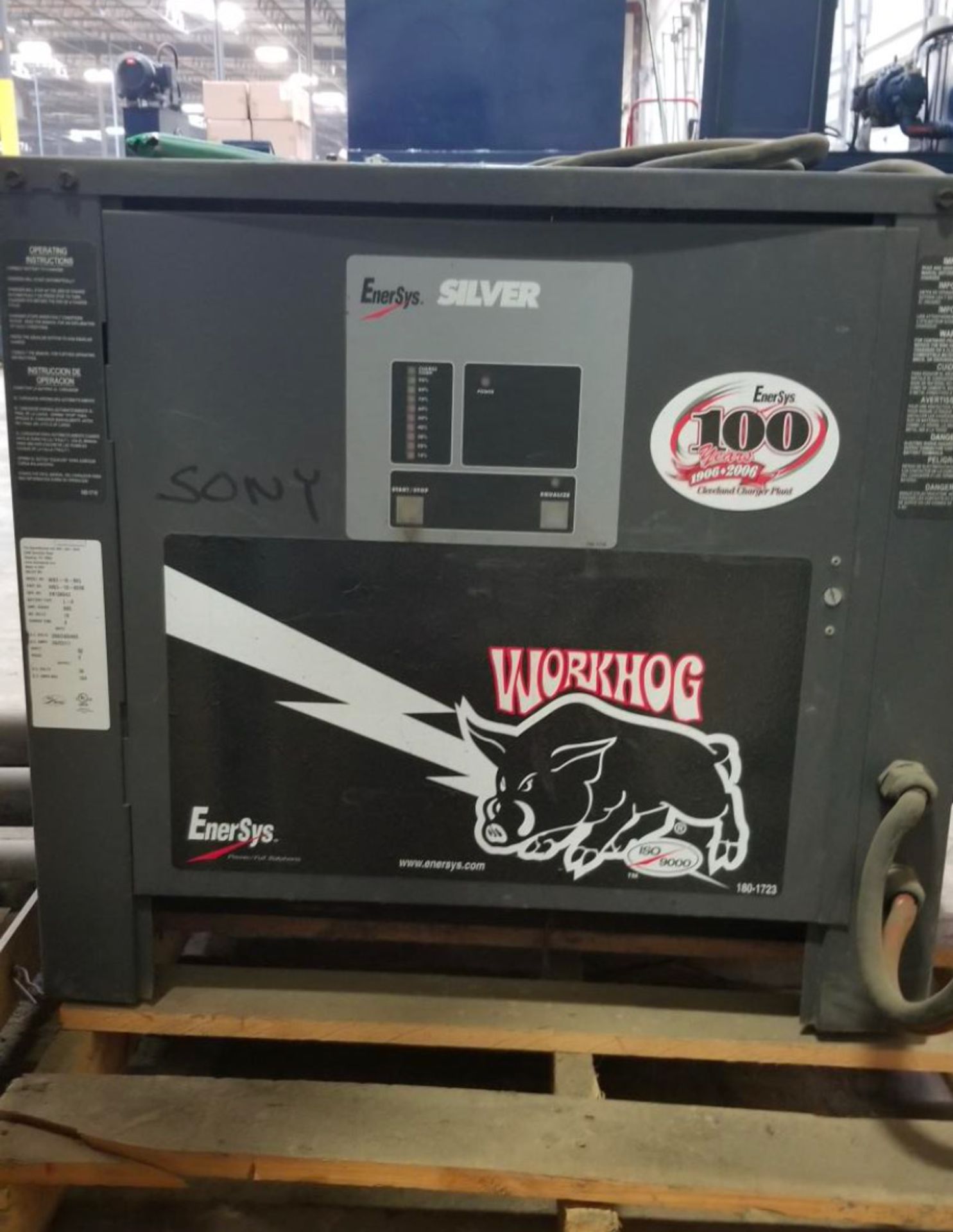 (5) Enersys Workhog Forklift Battery Chargers, 36V / 164 Amps Max, Model WS3-18-865 - Image 7 of 10