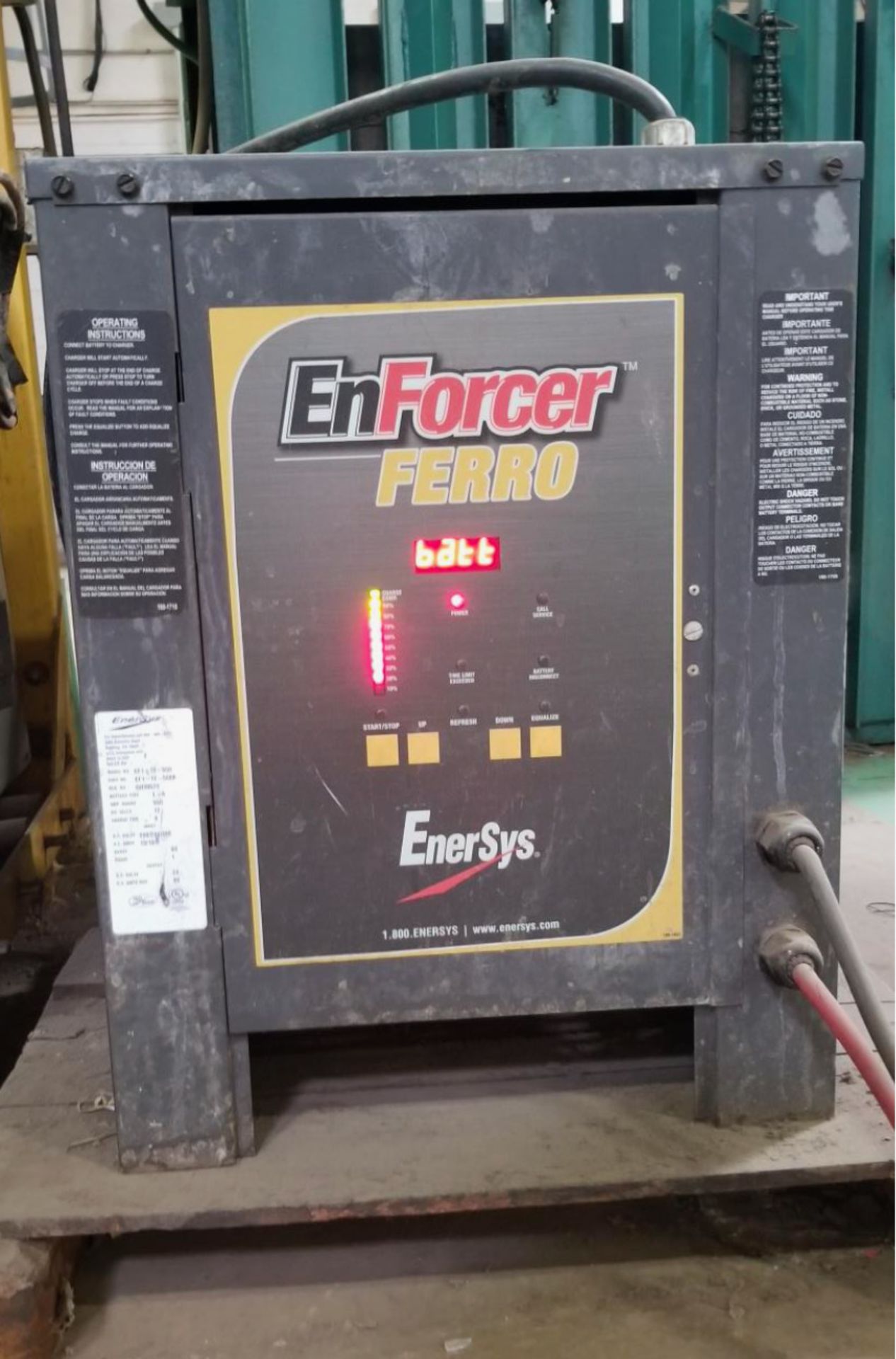 (4) Enersys Enforcer Ferro Forklift Battery Chargers, 36V / 140 Amps Max, Models EF3-18-775 - Image 9 of 10