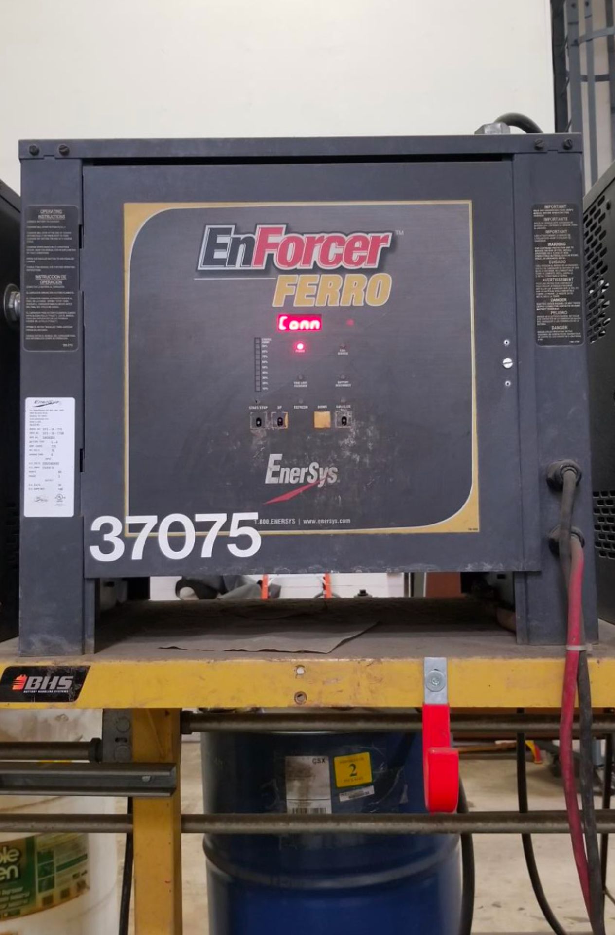 (4) Enersys Enforcer Ferro Forklift Battery Chargers, 36V / 140 Amps Max, Models EF3-18-775