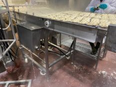 Stainless Steel Frame Patty Exit Conveyor, Stainless Steel Wire Belt | Rig Fee: $250