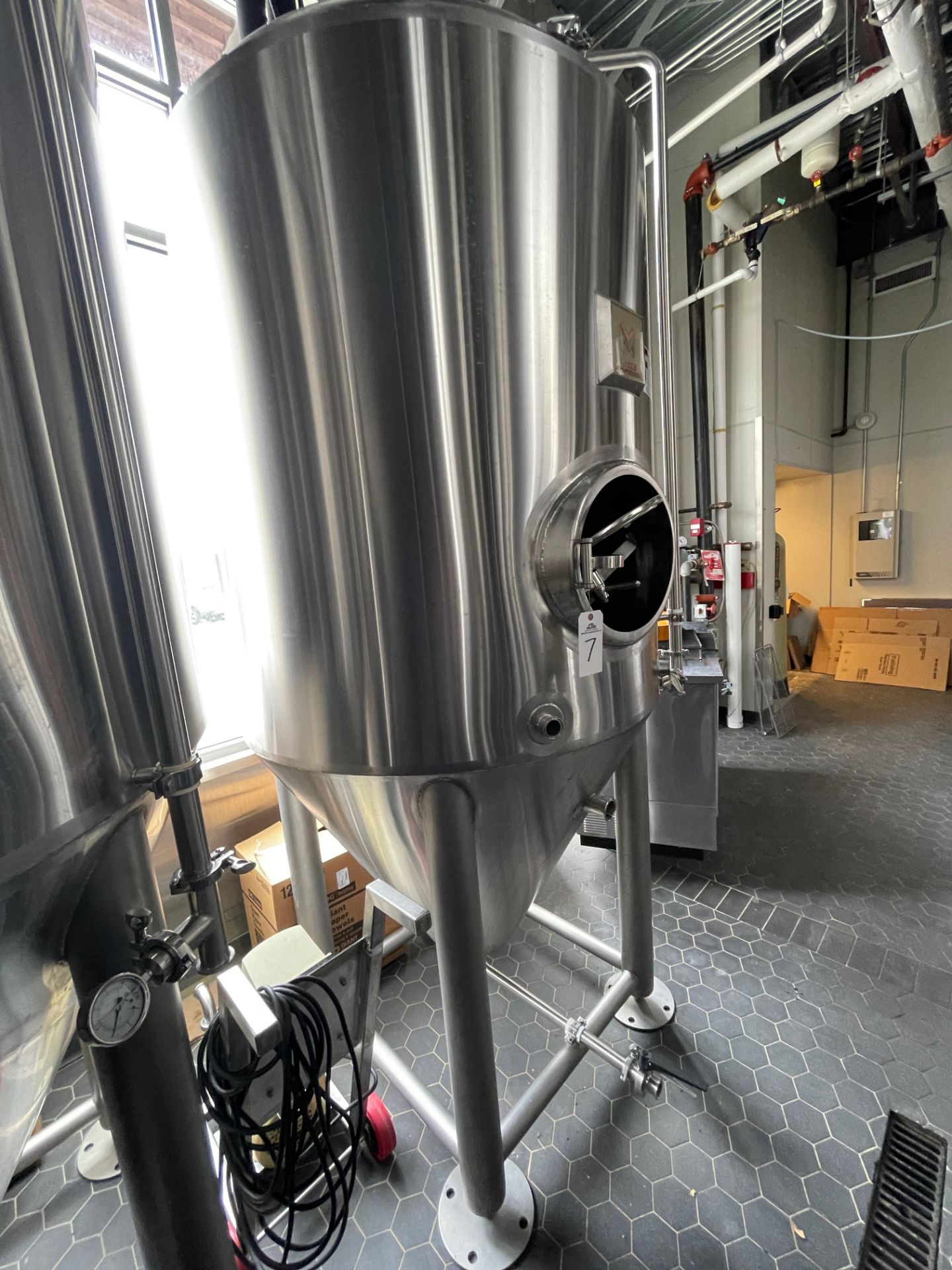 2016 Mark's Design 15 BBL Steep Cone Bottom Fermenter, Glycol Jac - Subj to Bulk | Rig Fee: $700 - Image 2 of 5