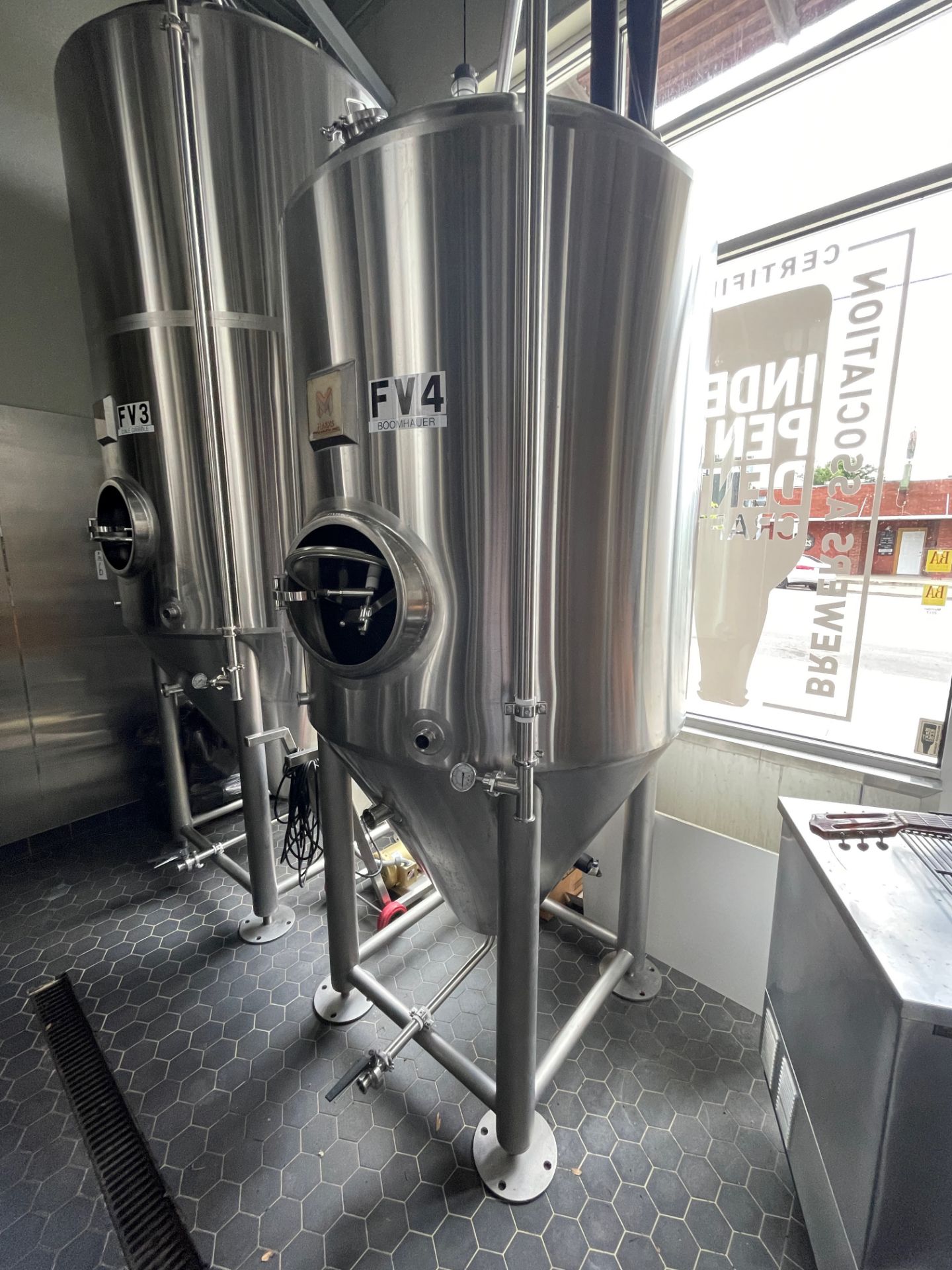 2016 Mark's Design 15 BBL Steep Cone Bottom Fermenter, Glycol Jac - Subj to Bulk | Rig Fee: $700