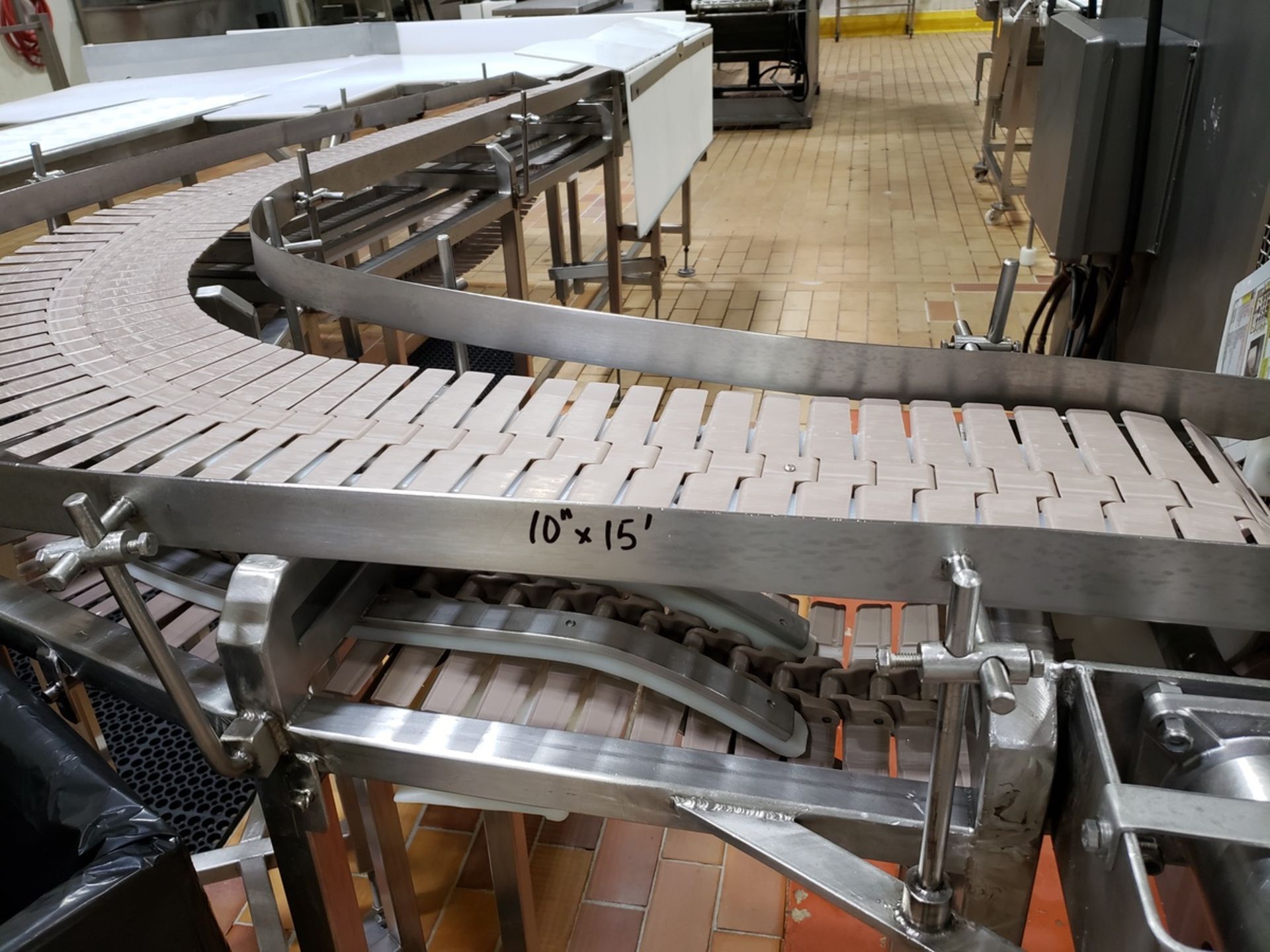 Block Press Infeed Conveyor & Roller Staging Table - Subj to Bulk | Rig Fee: $300 - Image 2 of 3