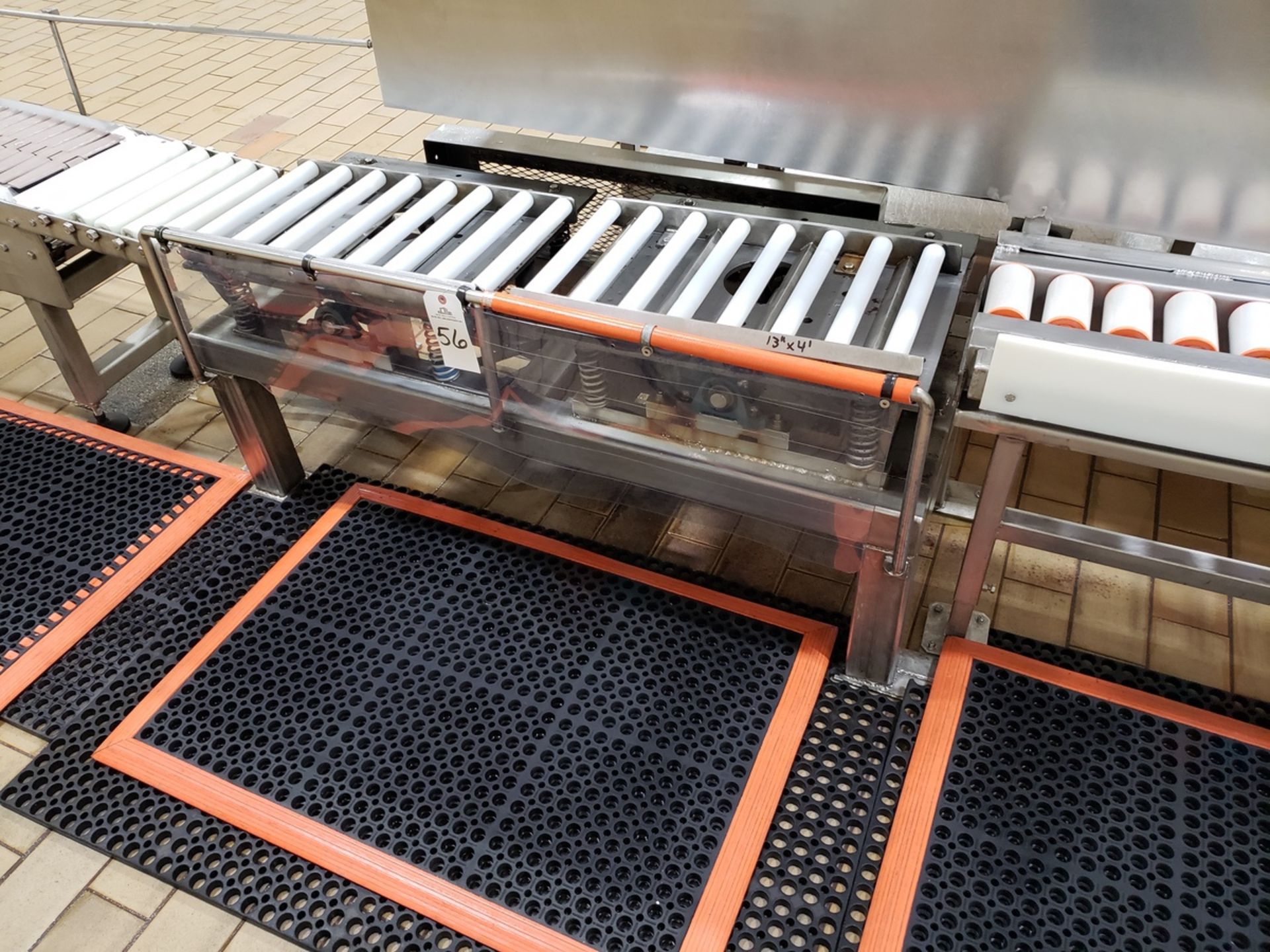 Vibratory Roller Conveyor Section, 13" X 4' | Rig Fee: $100
