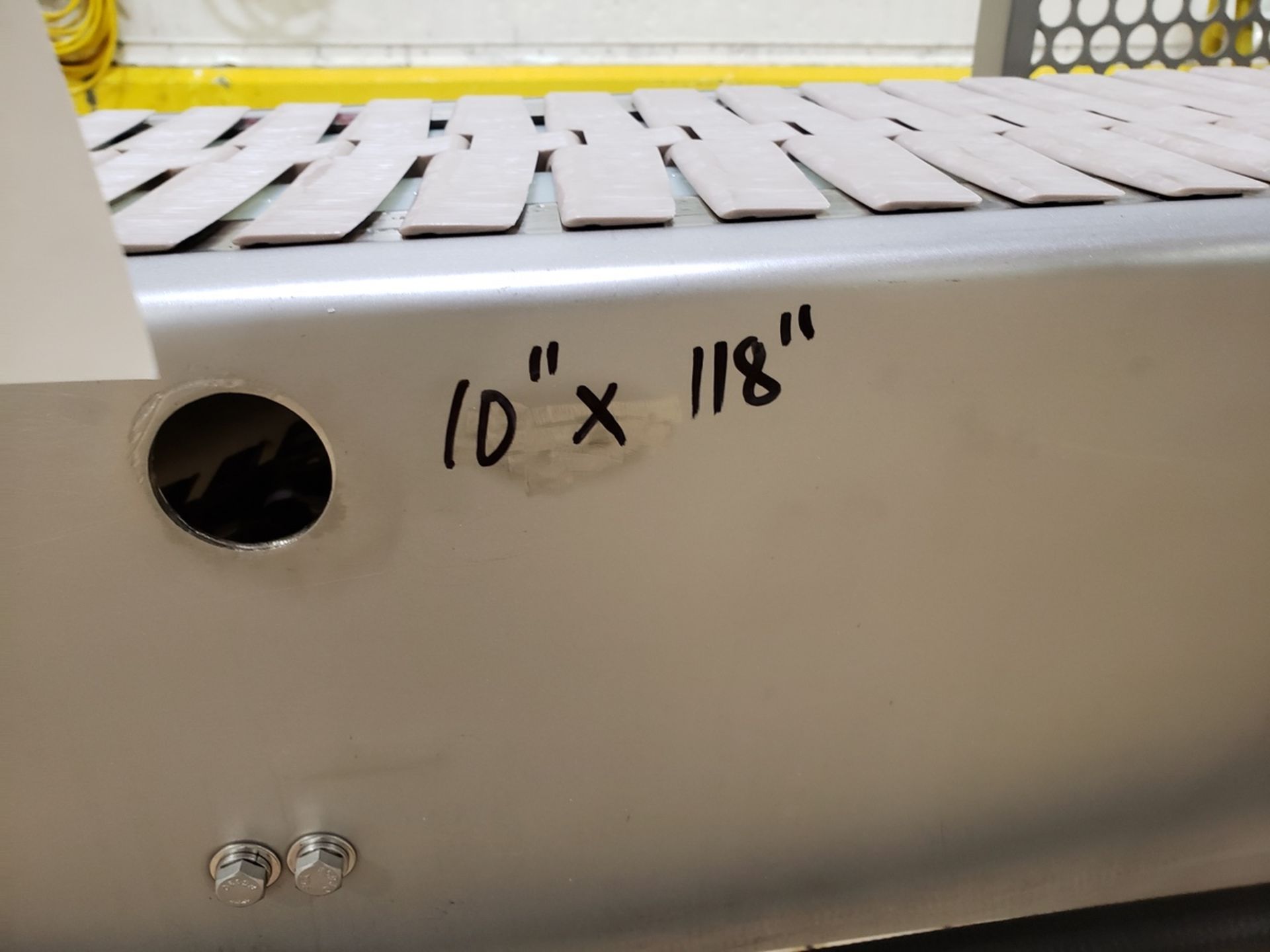 Transfer Belt Conveyor, 10" X 118" | Rig Fee: $125 - Image 2 of 2