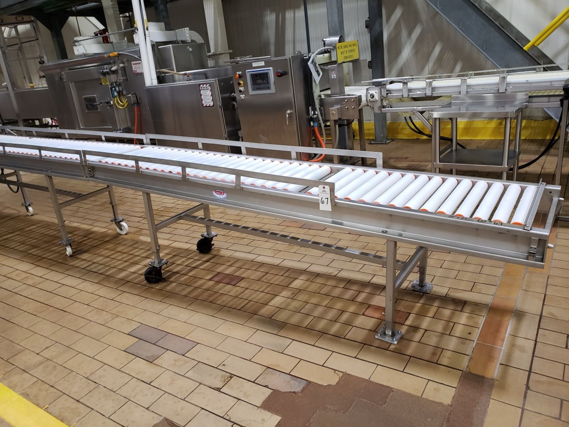 Roller Conveyor Section, 20" X 20' | Rig Fee: $200