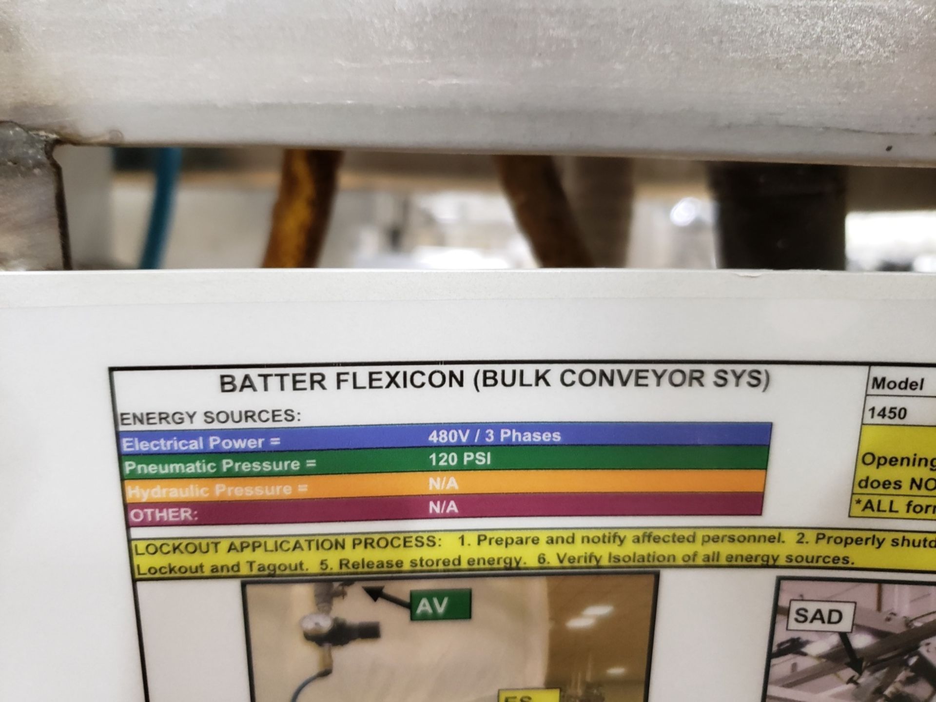 Flexicon Dry Bulk Bag Unloader, Bottom Bag Squeezer, Flexicon Scr - Subj to Bulk | Rig Fee: $1100 - Image 2 of 8