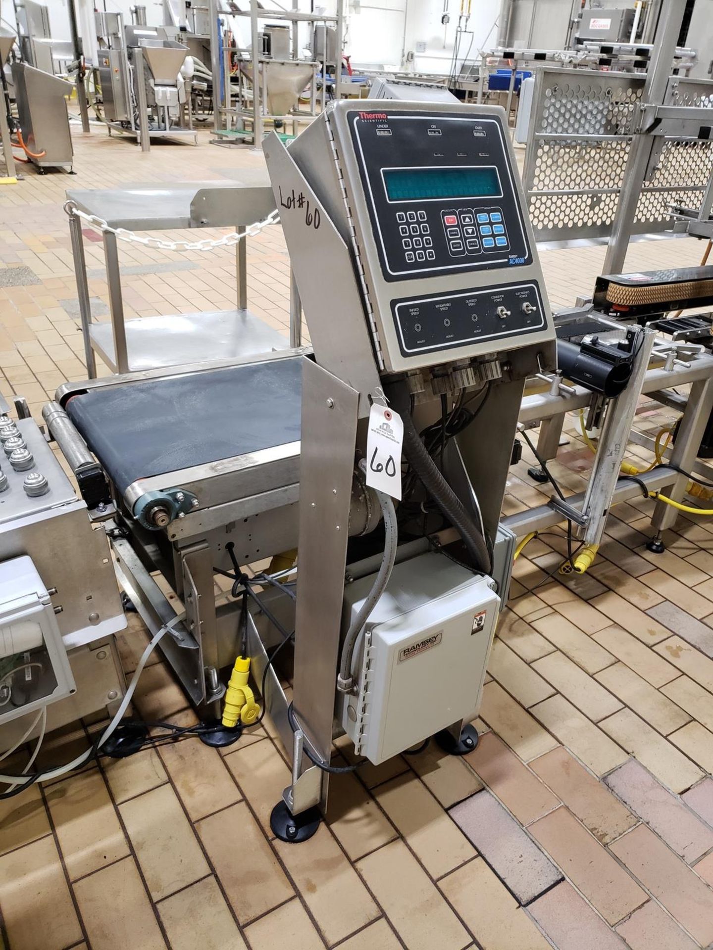 Thermo Scientific Check Weigher, M# Ramsey AC4000, 18" X 32" Belt | Rig Fee: $350