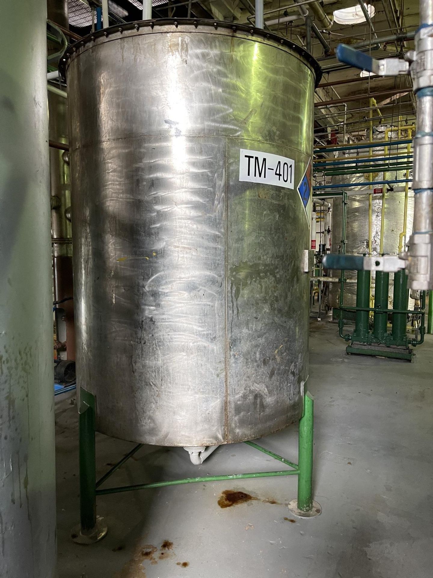 Alfering Sas Stainless Steel Tank, 900-Gal, 1500mm W x 1500mm L x 200 - Subj to Bulk | Rig Fee $750 - Image 2 of 3