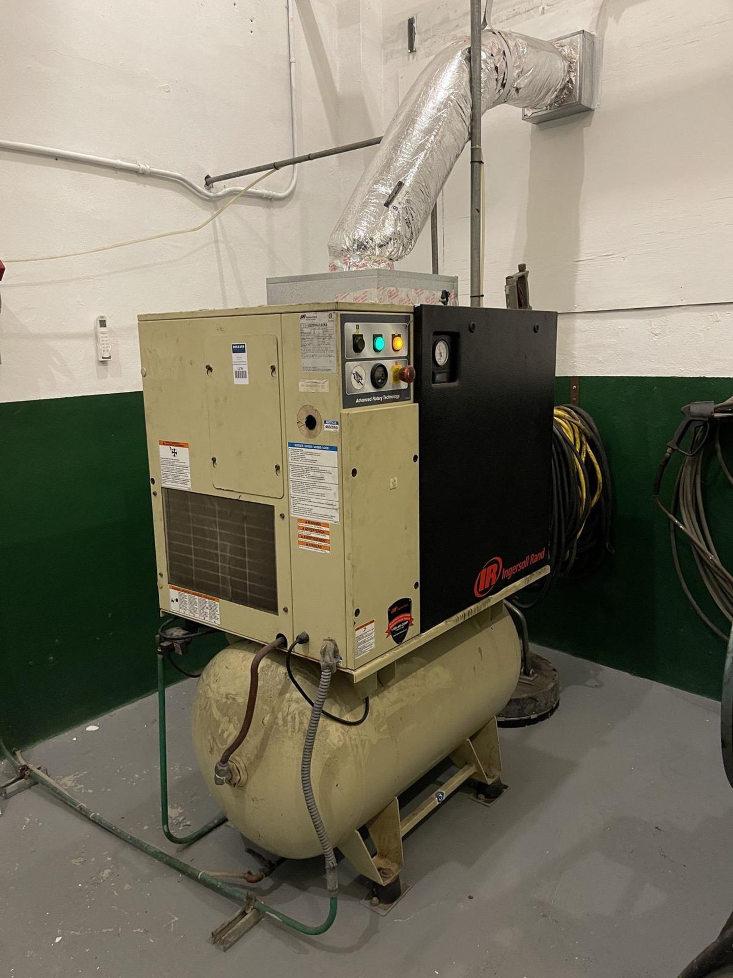 Ingersoll Rand Model UP6-10TAS-125 WDR Compressor, 125 PSiG Max Press - Subj to Bulk | Rig Fee $500