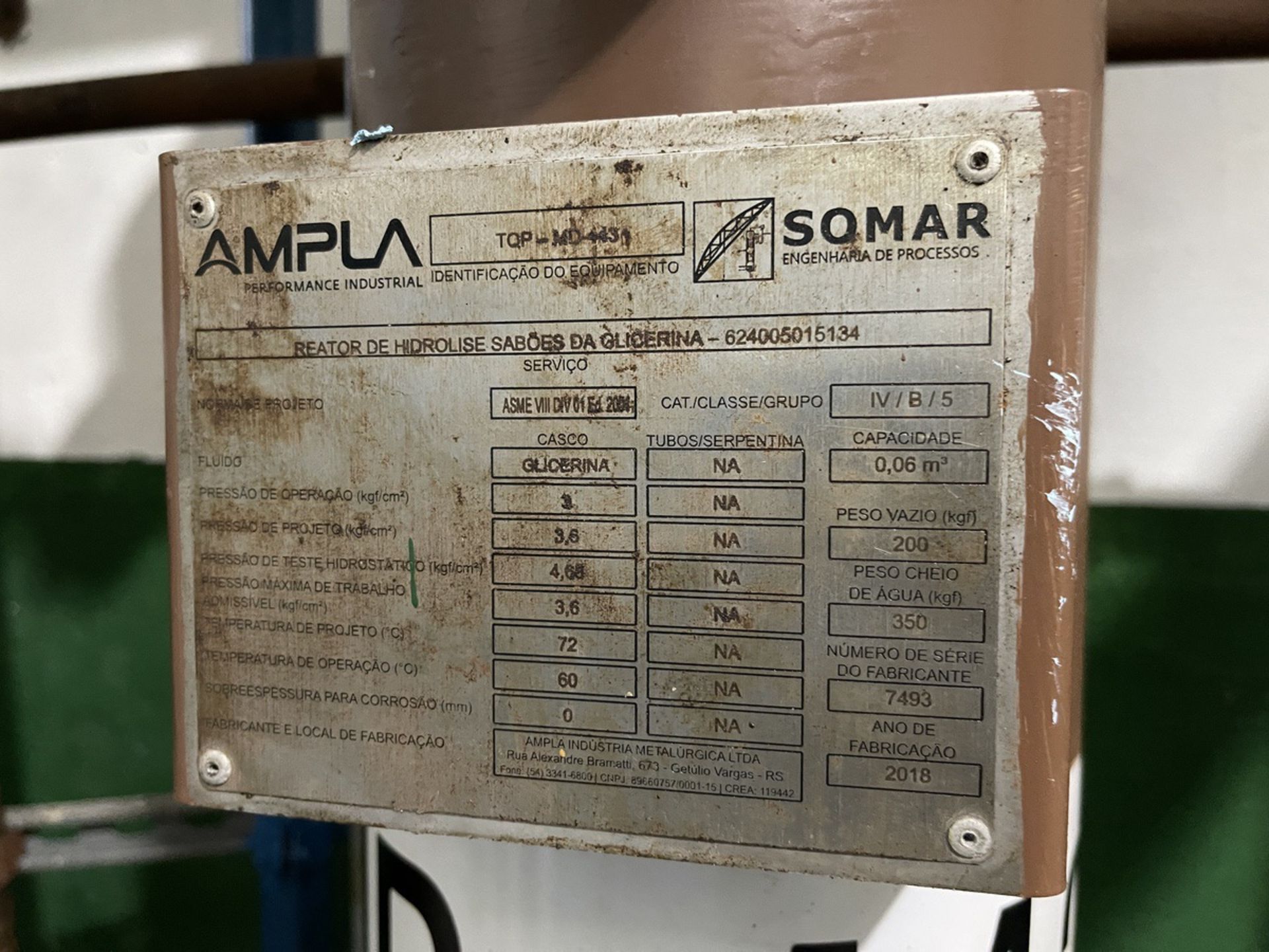 Ampla Stainless Steel Dynamic Mixer, 15-Gal, 219mm W x 219mm L x 2465 - Subj to Bulk | Rig Fee $200 - Image 4 of 4