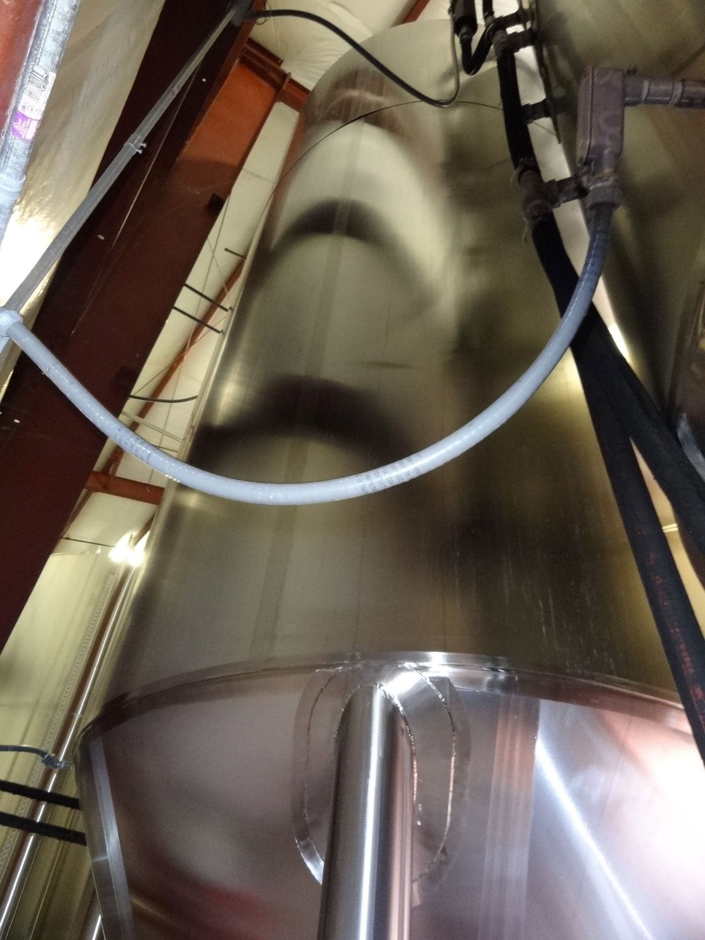 2015 Feldmeier 160 BBL Fermenter, Glycol Jacketed, Approx Dims: 8ft OD x 15ft Sidew | Rig Fee: $3500 - Image 6 of 6