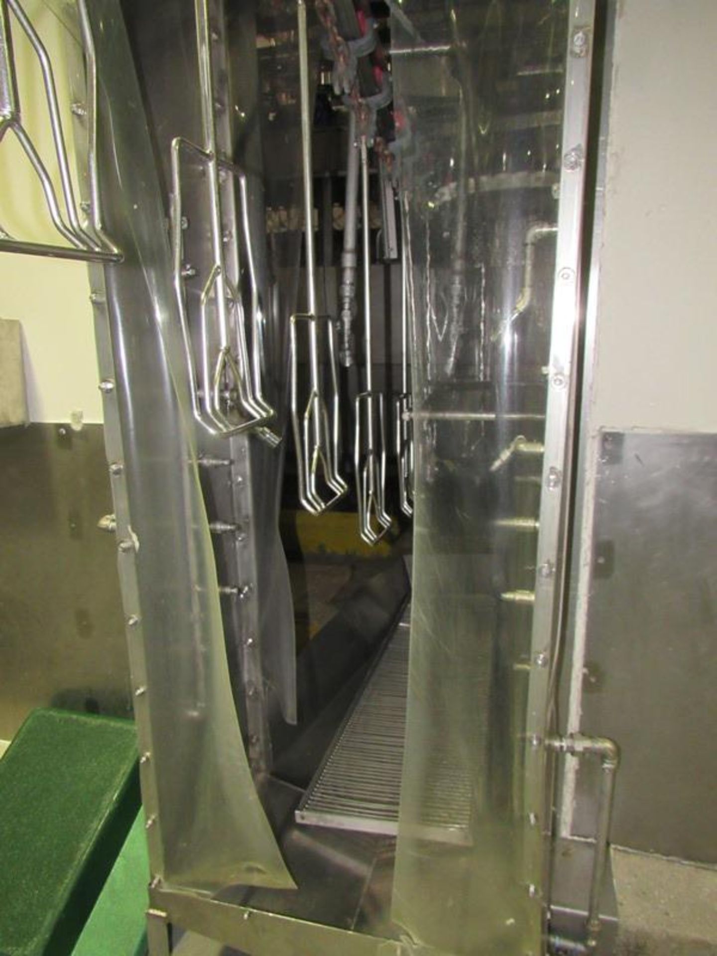 Stainless Steel Spray Cabinet, 3' W X 7' T, stainless steel spray bars each side, 7 | Rig Fee: $75 - Image 2 of 3