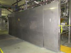 Stainless Steel Wall Panels, 8' T X 22' L | Rig Fee: $225