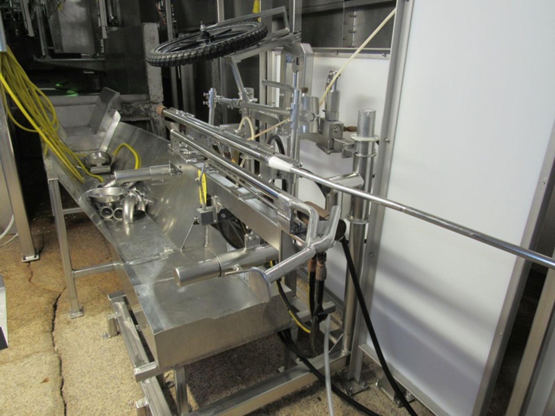 Stainless Steel Neck Splitter with stainless steel blood trough @ 15' long | Rig Fee: $225 - Image 3 of 4