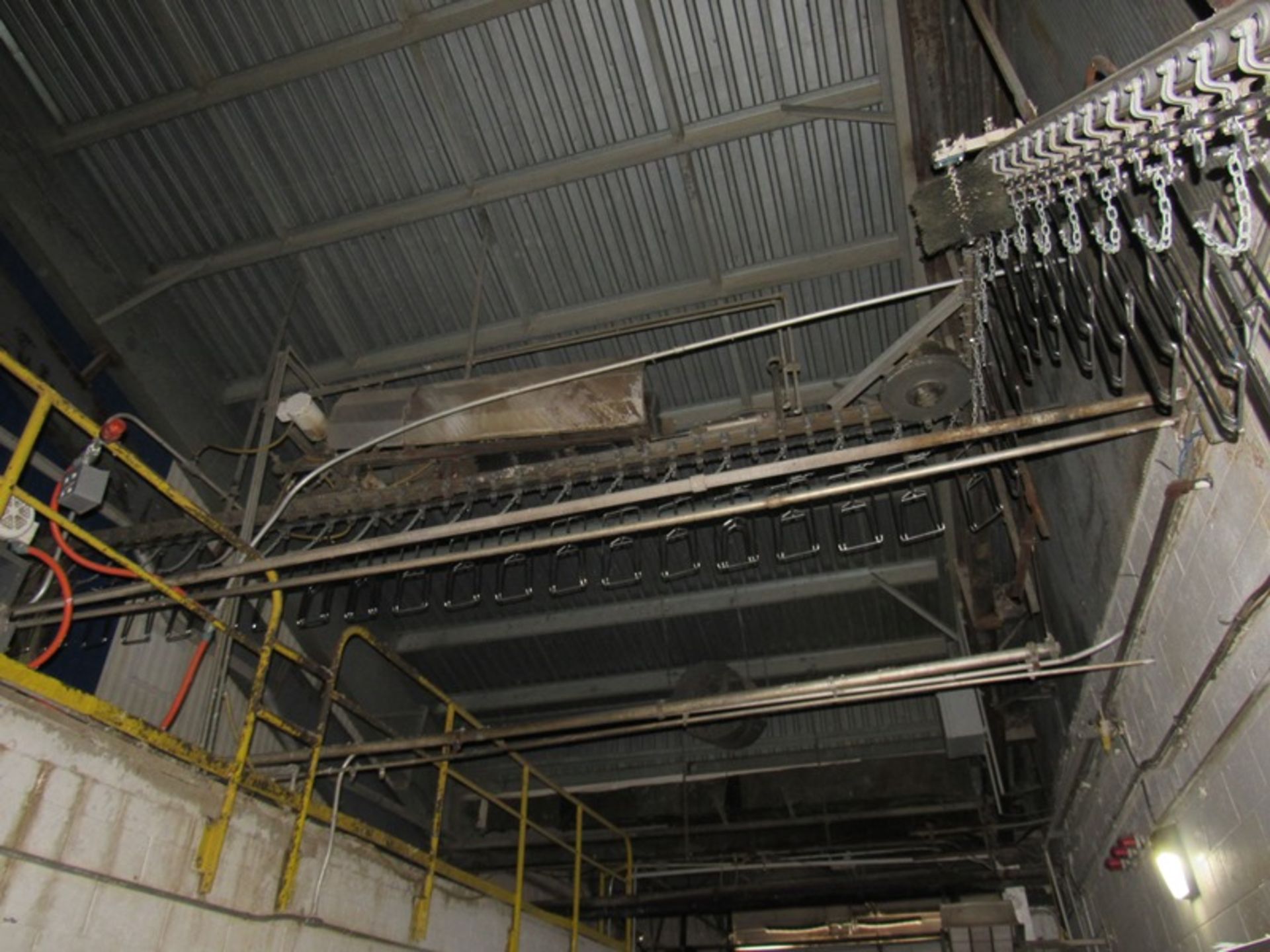 Lot Rail, Hangers and Chain approx. 800 stainless steel turkey Hangers on approx. | Rig Fee: $5200 - Image 2 of 15