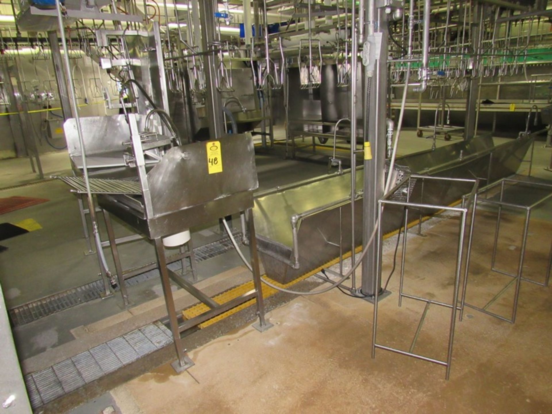 Lot Stainless Steel Inspection Table, 36" W X 42' L, (2) Inspection Tables, 22" W X | Rig Fee: $150 - Image 2 of 8