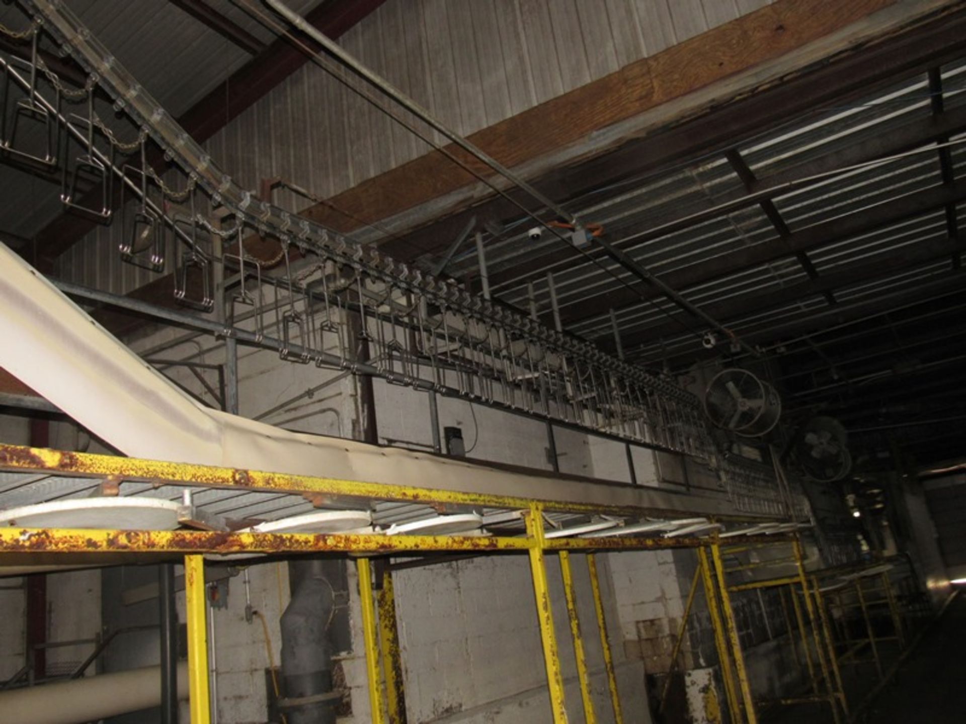 Lot Rail, Hangers and Chain approx. 800 stainless steel turkey Hangers on approx. | Rig Fee: $5200 - Image 10 of 15
