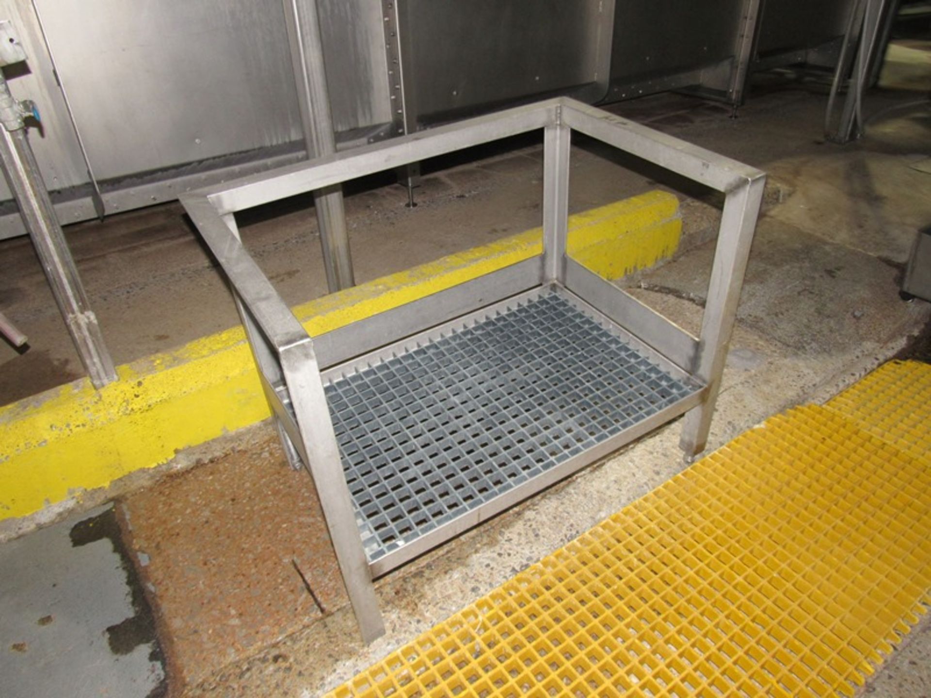 Lot (4) Stainless Steel Platforms with chemgrate tops and steps | Rig Fee: $75 - Image 6 of 6