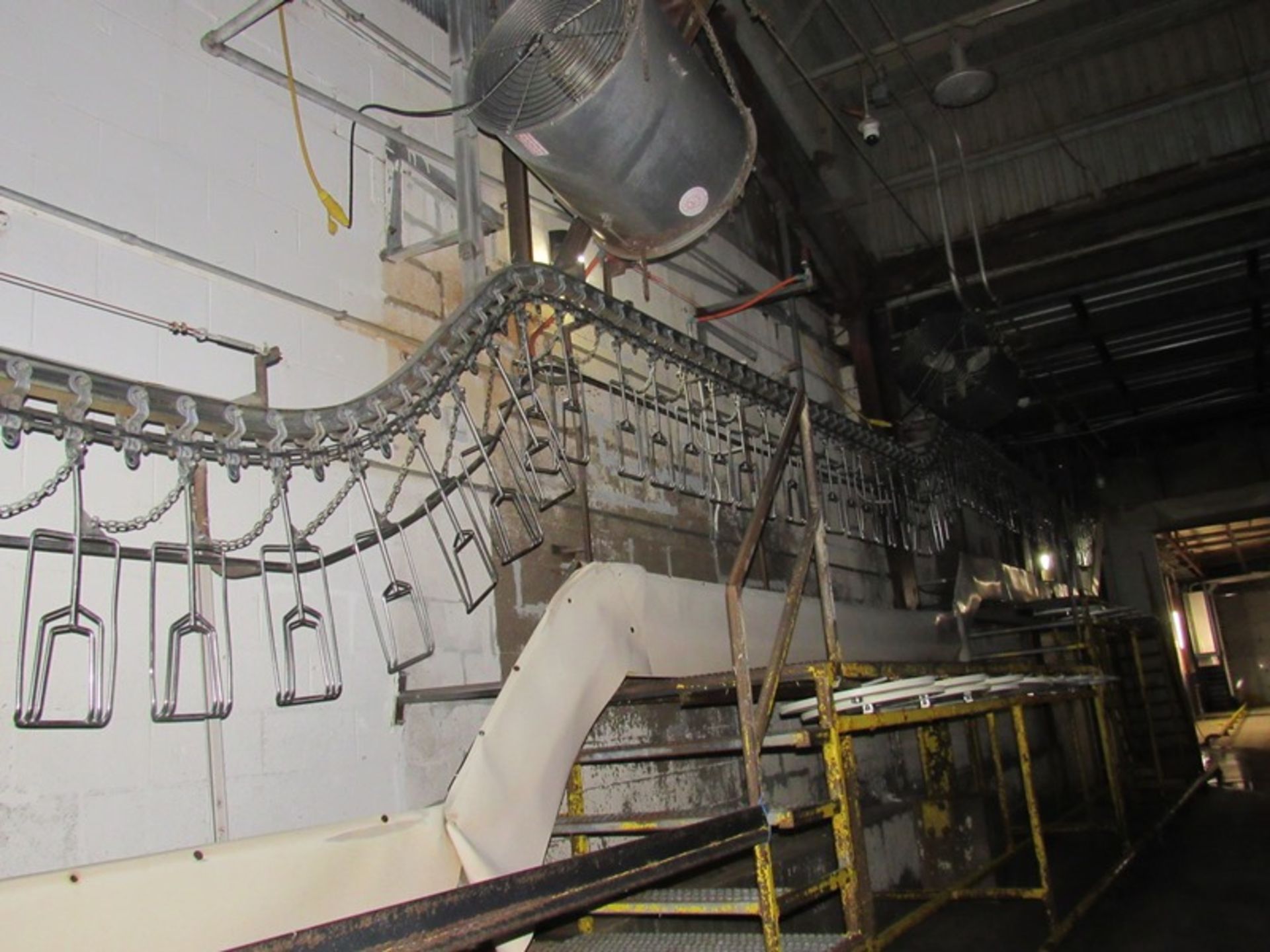Lot Rail, Hangers and Chain approx. 800 stainless steel turkey Hangers on approx. | Rig Fee: $5200 - Image 6 of 15