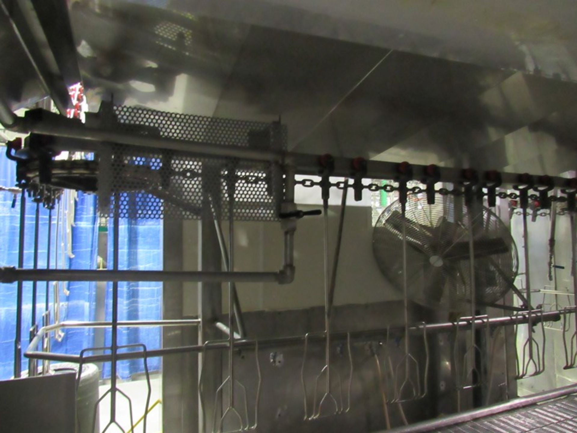 Lot Rail, Hangers and Chain approx. 800 stainless steel turkey Hangers on approx. | Rig Fee: $5200 - Image 15 of 15