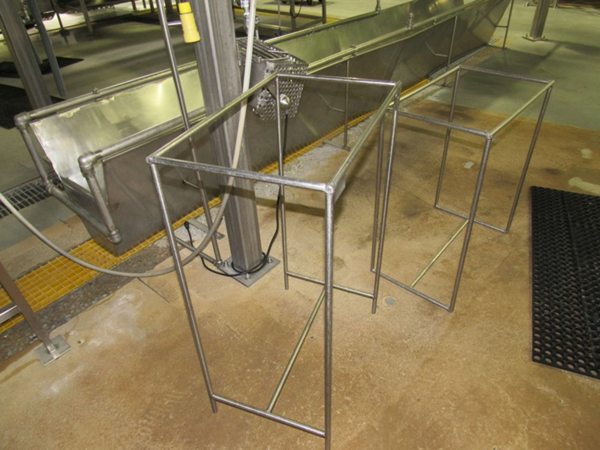 Lot Stainless Steel Inspection Table, 36" W X 42' L, (2) Inspection Tables, 22" W X | Rig Fee: $150 - Image 5 of 8