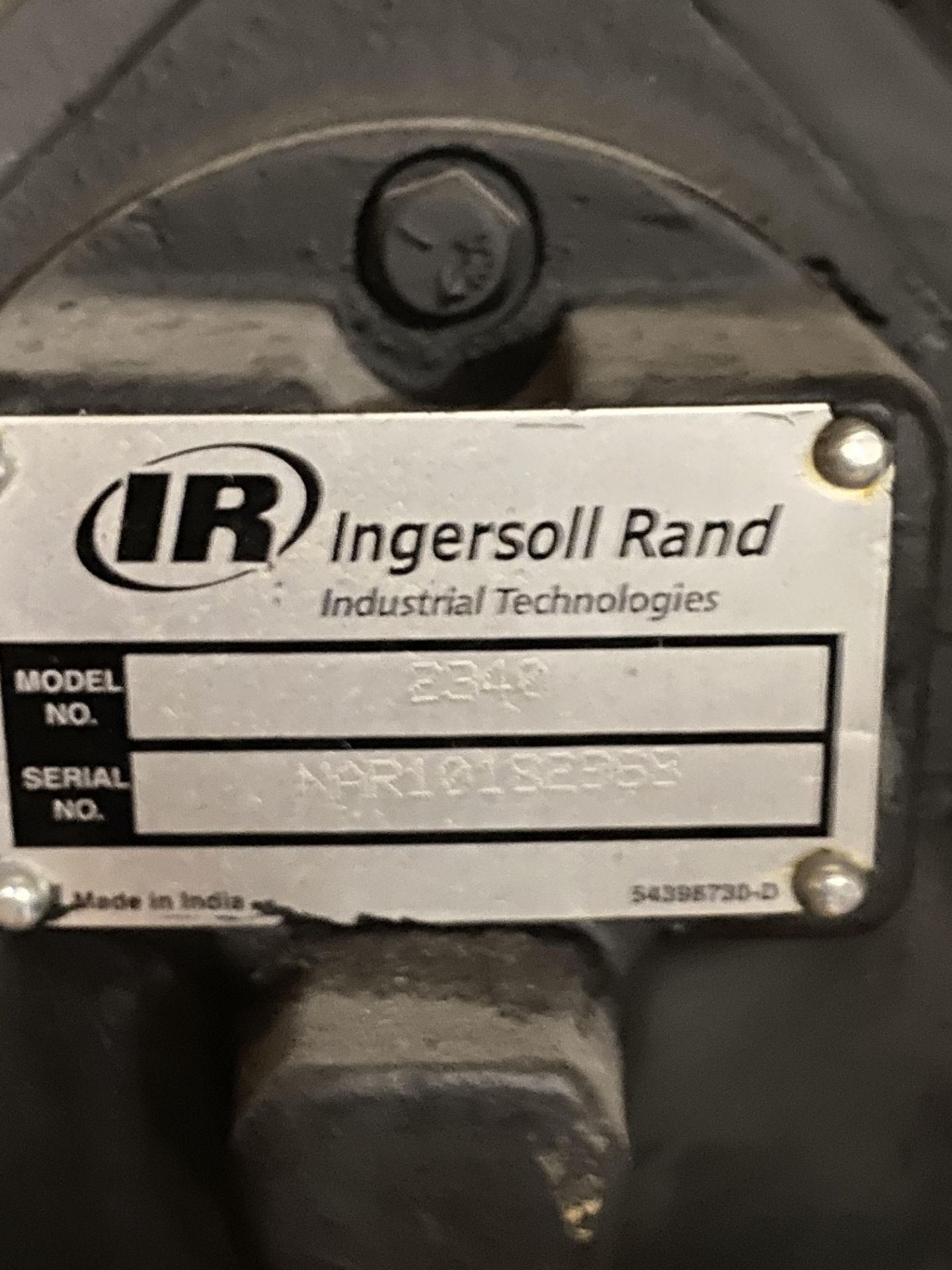 Ingersoll & Rand #2340D/N5 Air Compressor, 3 Phase, 5 HP, 175Psi, 80 Gallon Tank Capacity - Image 2 of 4