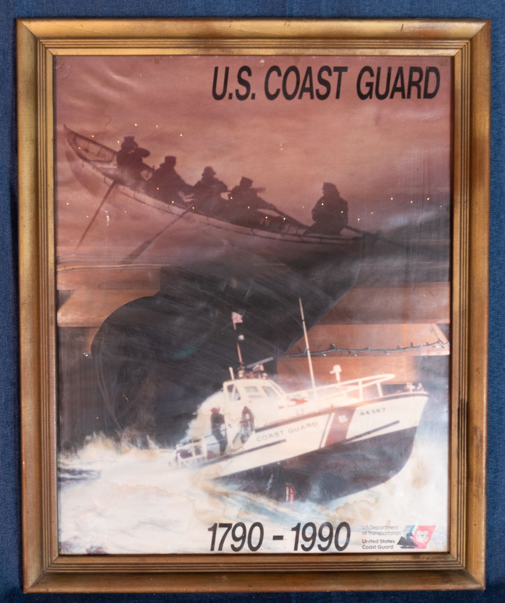 Framed Photo Coast Guard Vessel 18"x22"